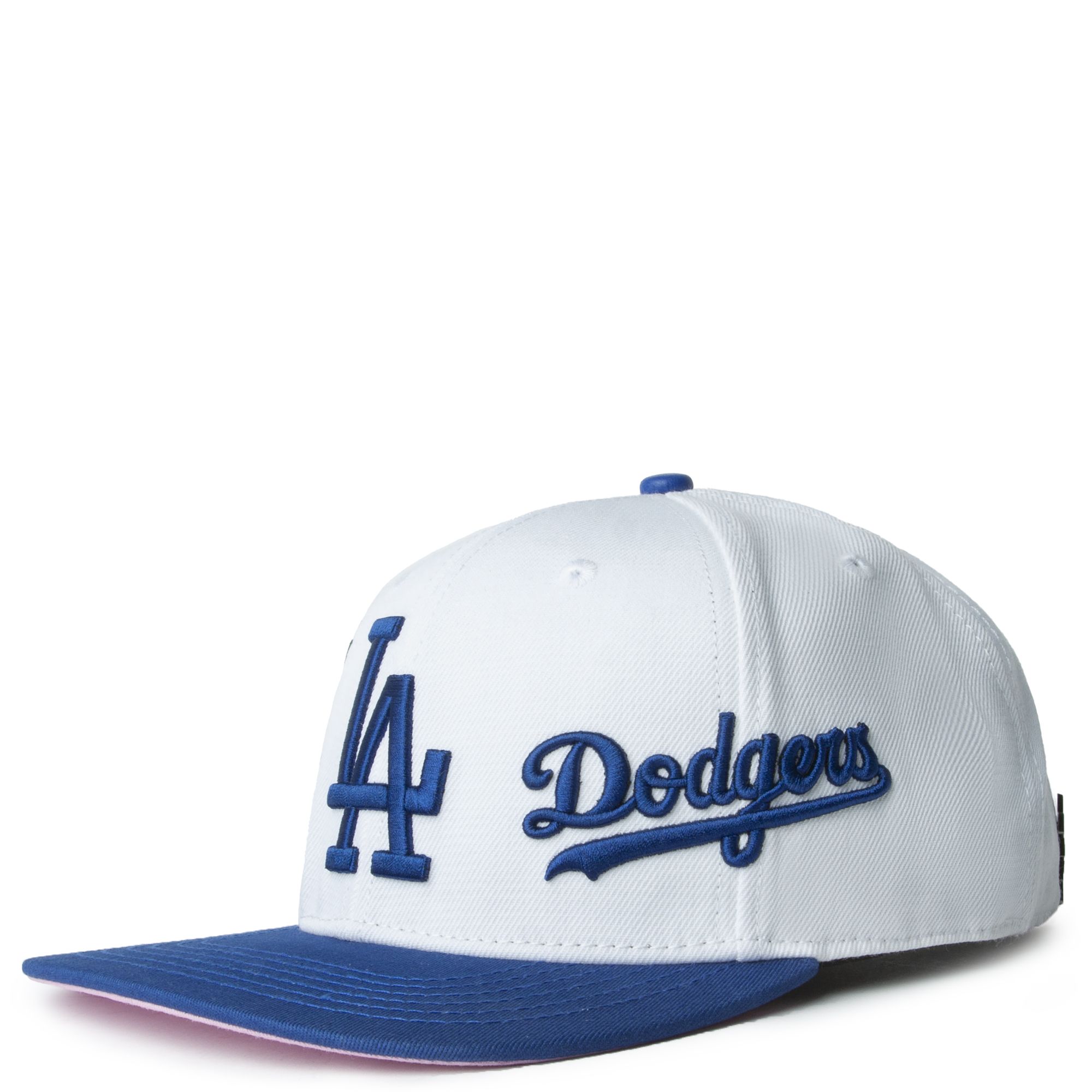 Pro Standard Dodgers White Rose Snapback Hat Dodger Blue
