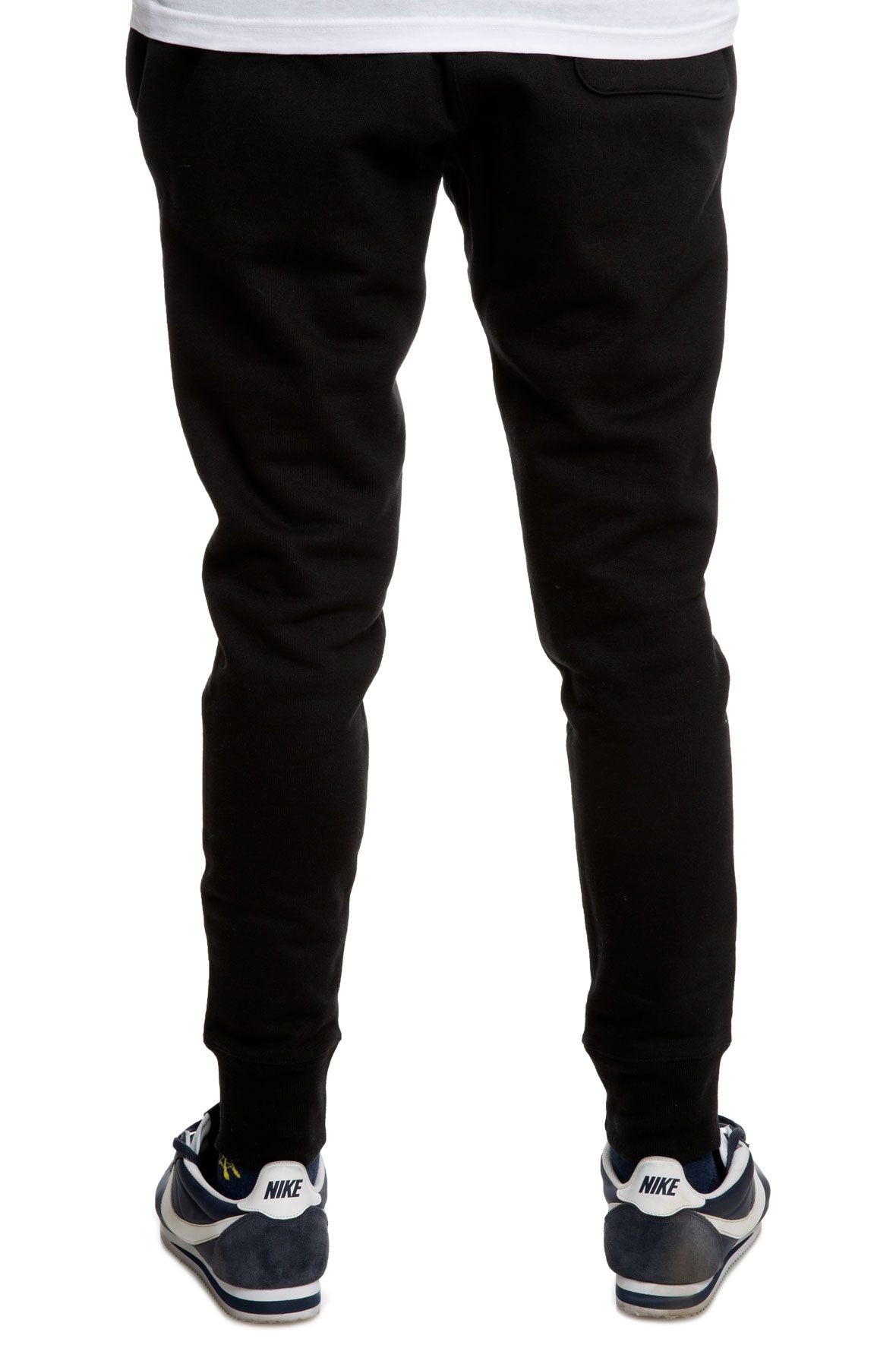 reverse weave cuffed joggers