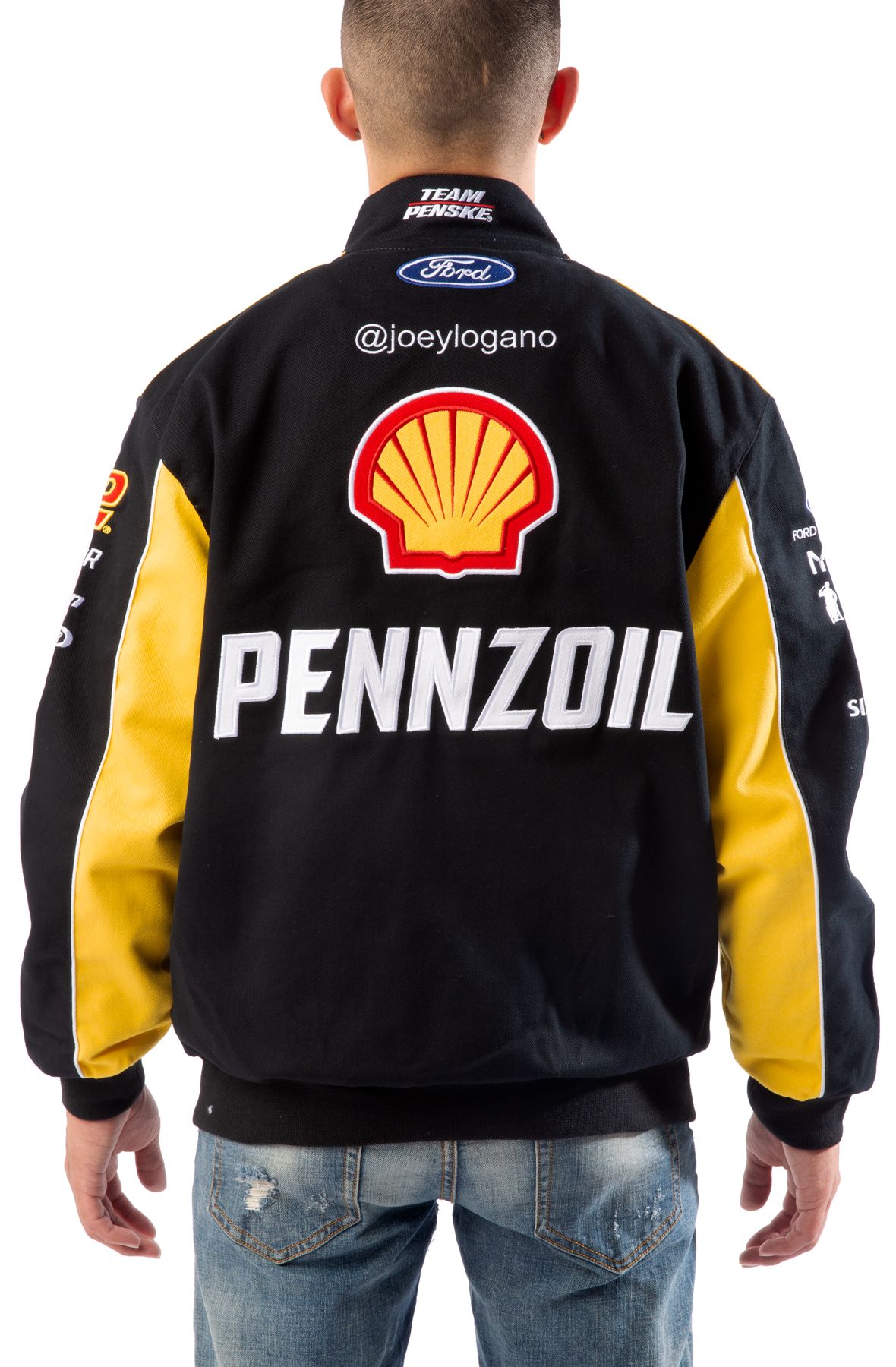 JH DESIGN Pennzoil Racing Jacket JL0303PS21-BLK - Shiekh