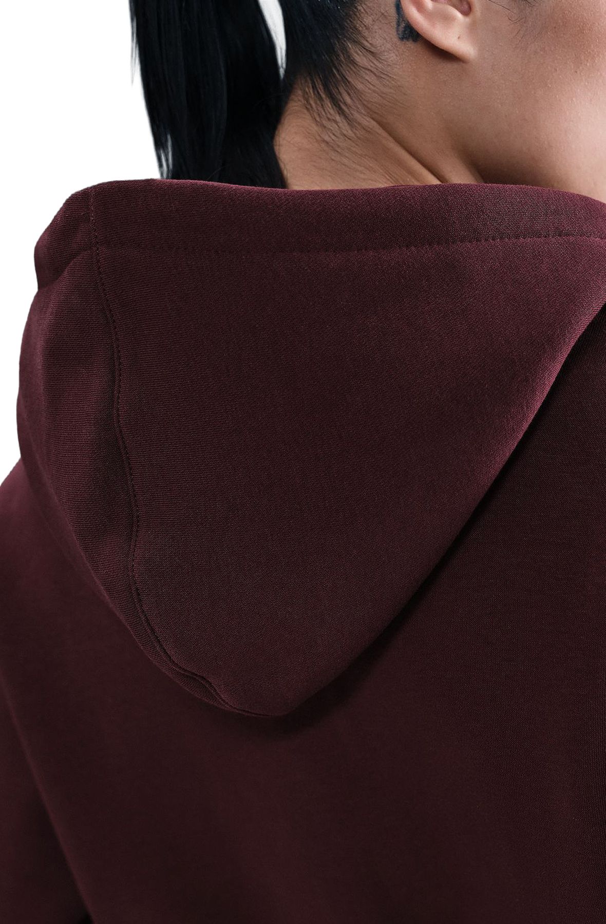 NIKE Sportswear Phoenix Fleece Loose Full-Zip Cropped Hoodie