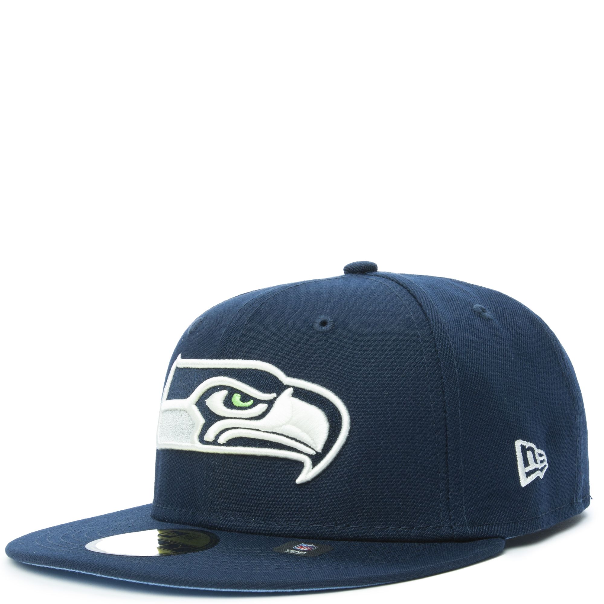 Seattle Seahawks Super Bowl XLVIII Side Patch 59FIFTY Navy Blue New Era  Fitted Hat