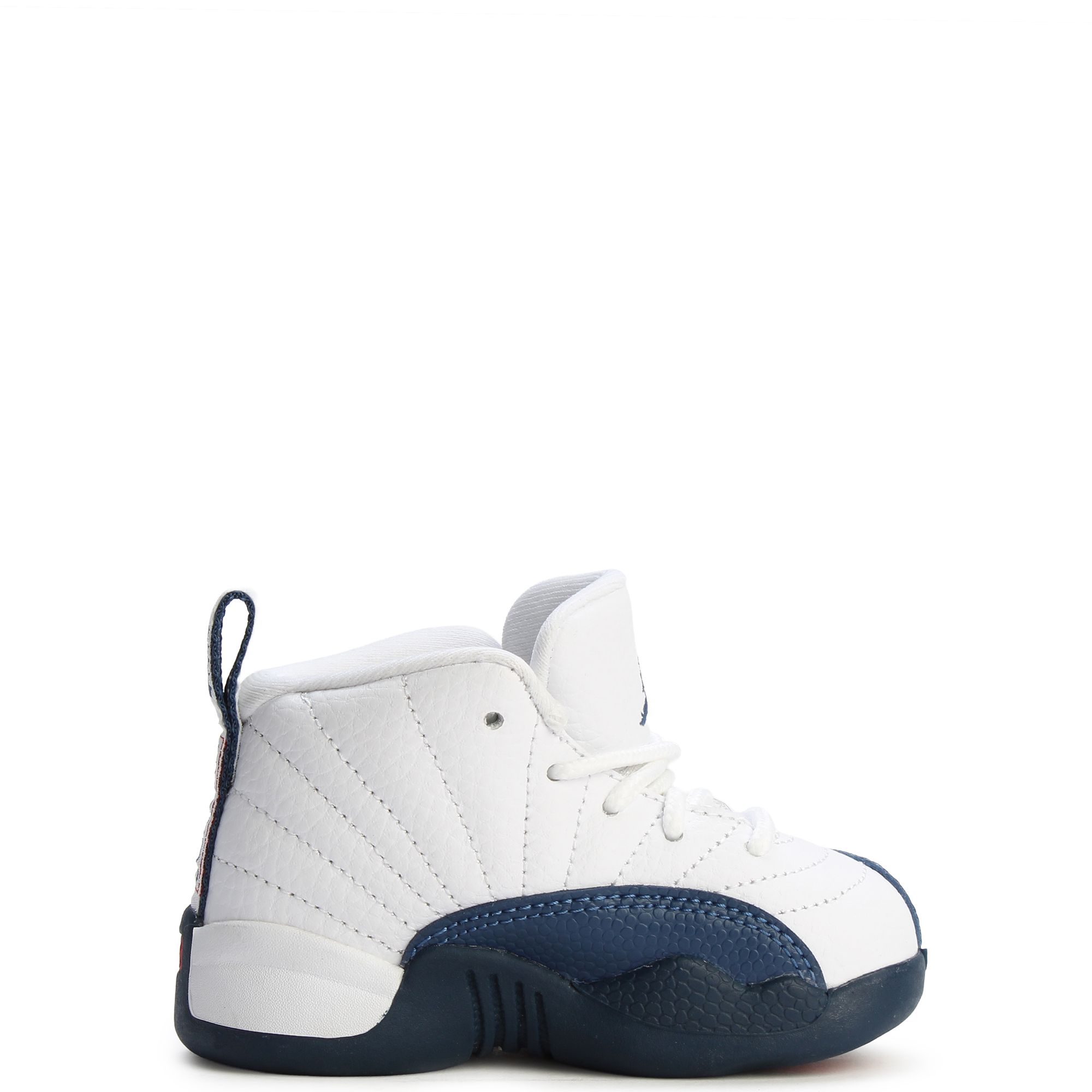 jordan 12s navy blue and white