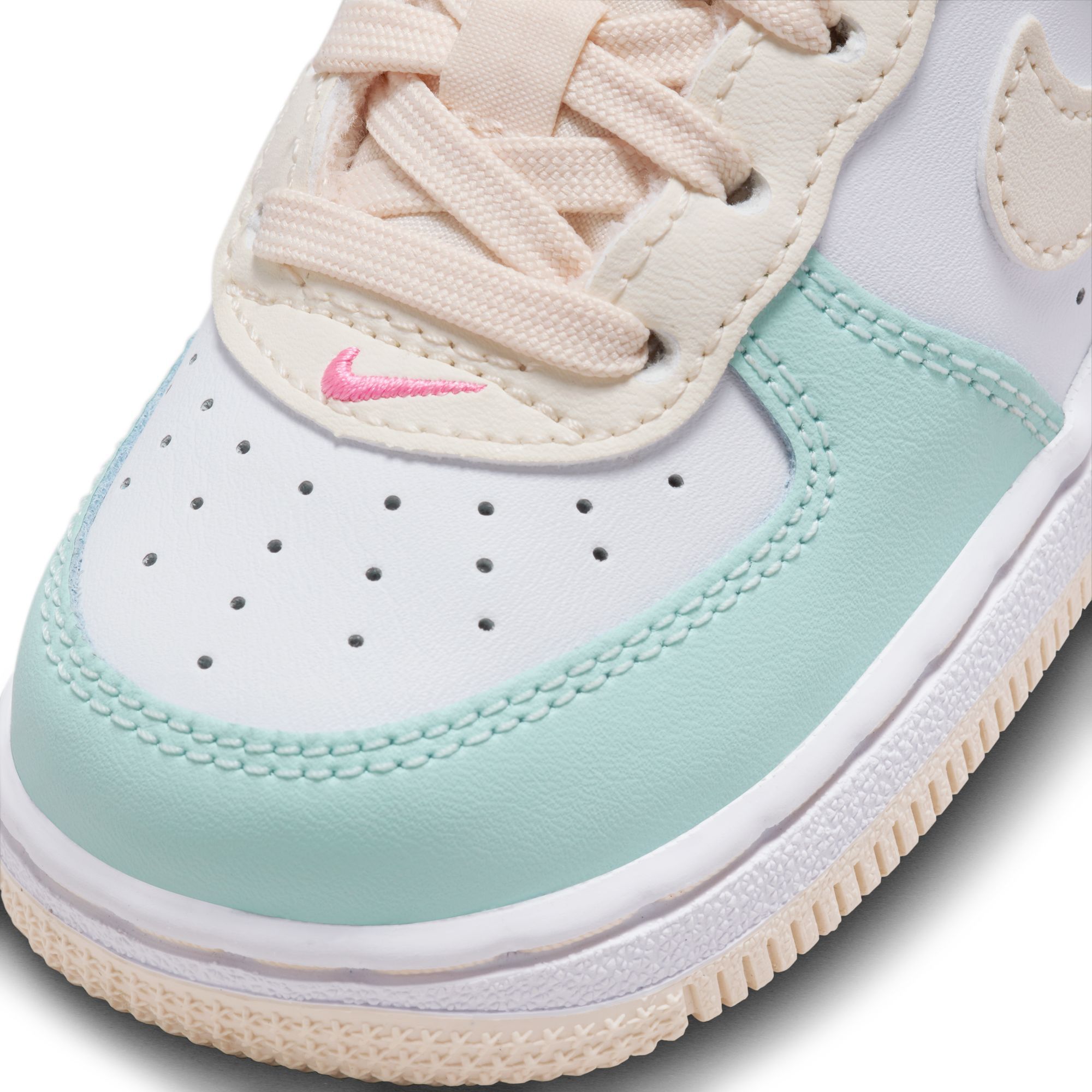 Nike Toddler Force 1 Low Jade Ice/Guava Ice-White-Pink Spell