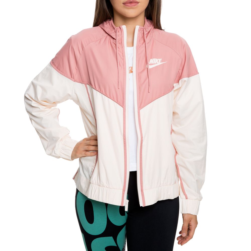 nike windrunner jacket women's pink