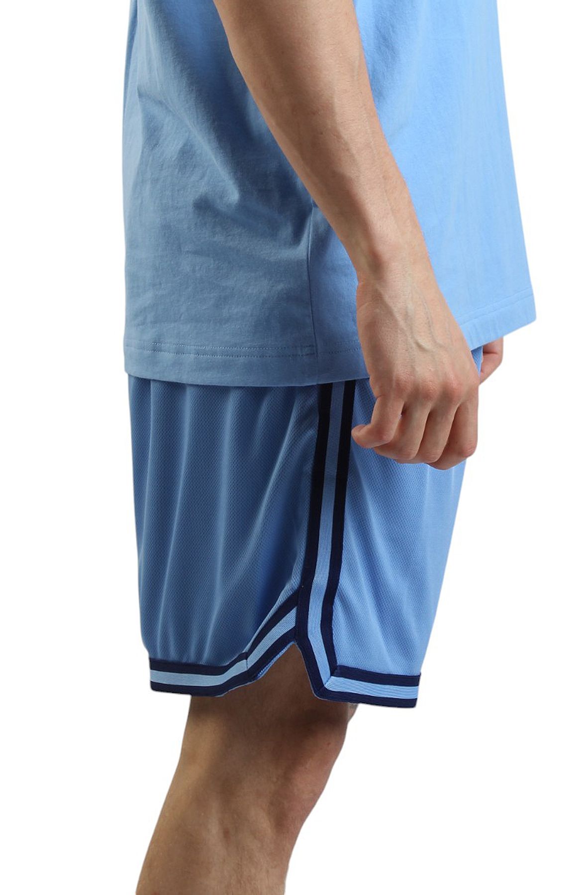 MITCHELL AND NESS NCAA North Carolina Overtime Mesh Shorts BT10256