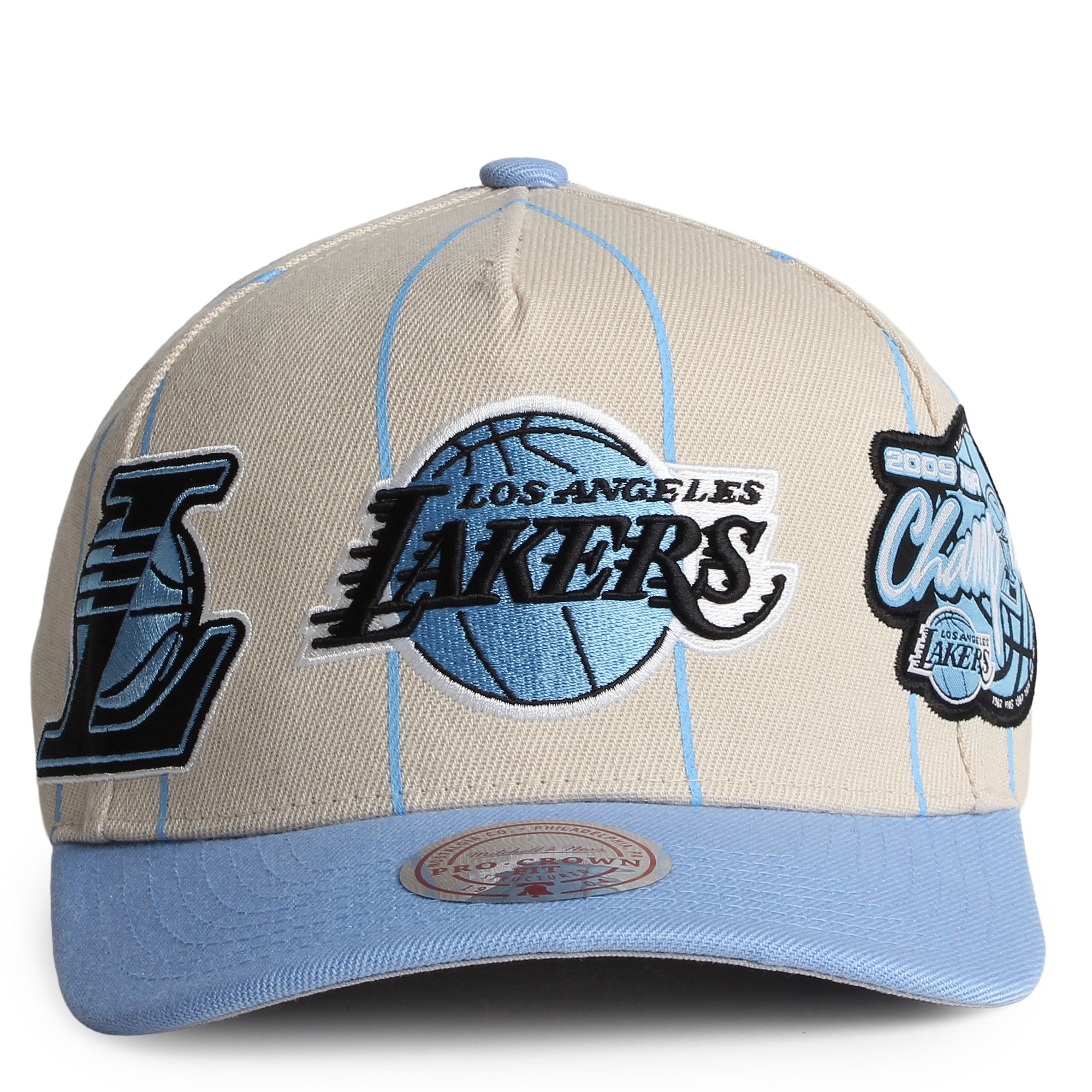 KRHYME DENIM Lakers ProClub セット MITCHELL AND NESS NBA Los Angeles Lakers Striped Pro Crown