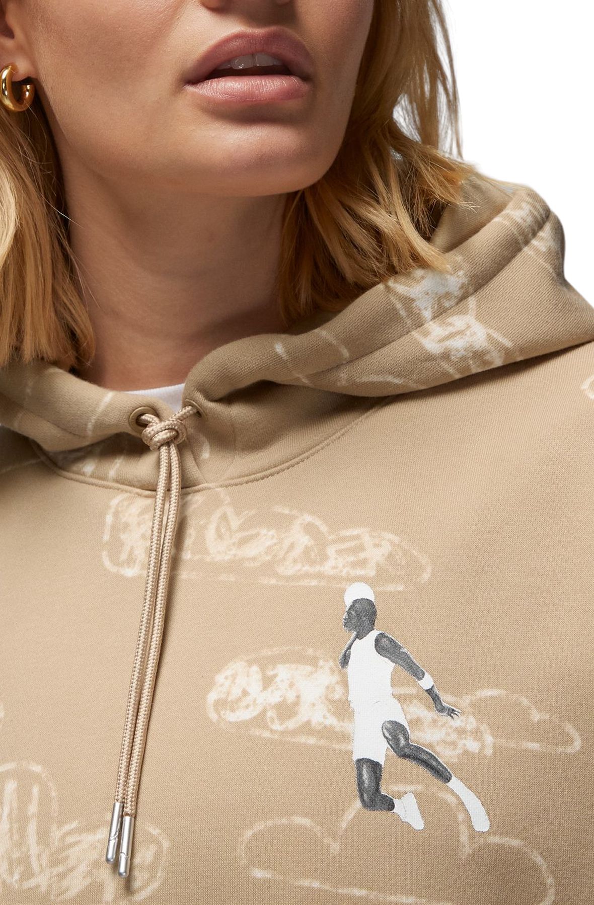 JORDAN Brooklyn Fleece Hoodie DZ3381 277 - Shiekh