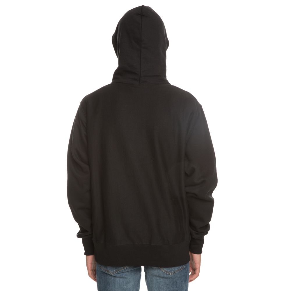 mens black champion reverse weave hoodie