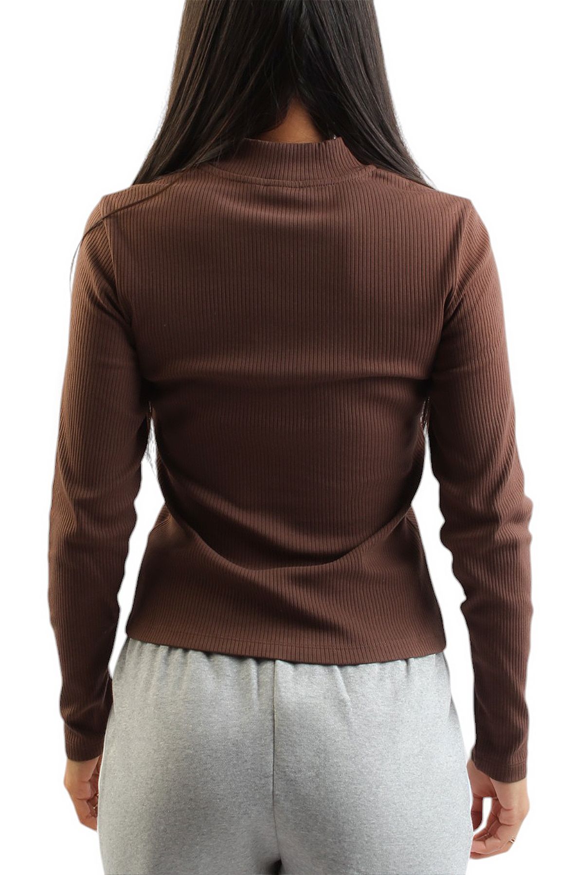 PUMA CLASSICS RIBBED LONG SLEEVE Brown 62663265 - Shiekh