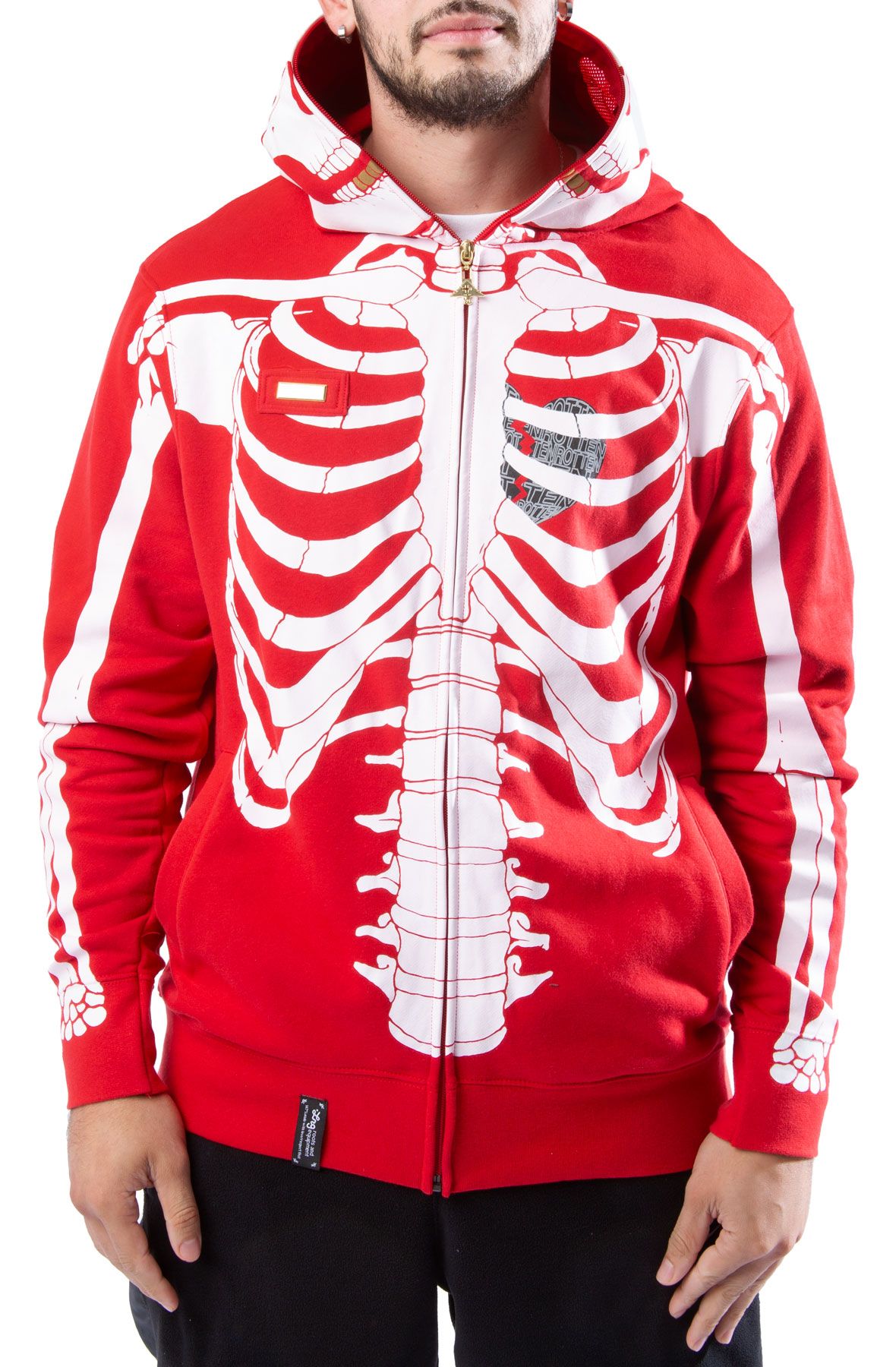 Kanye west skeleton hoodie best sale