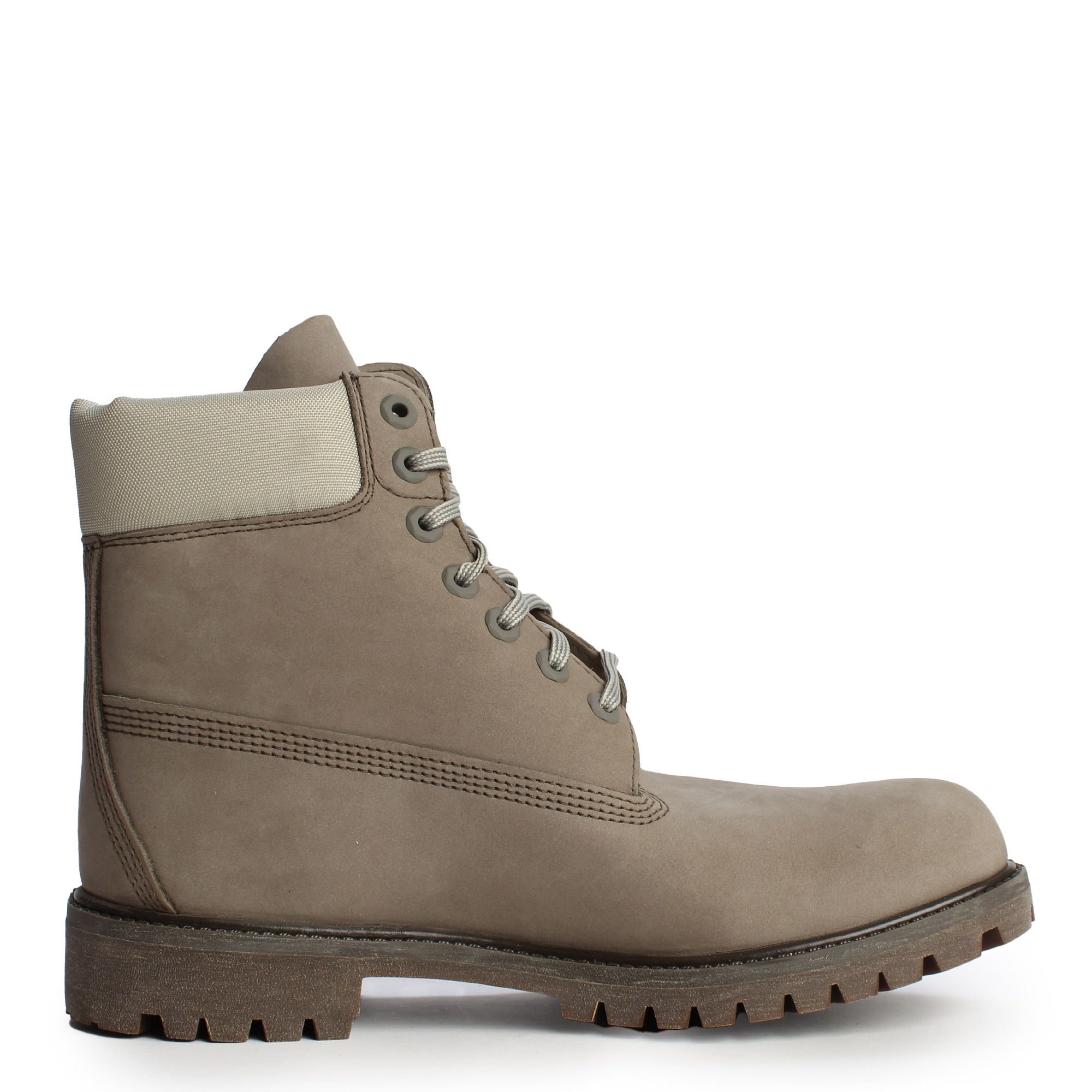 Timberland Boots Mens Size 5.5 Green Nubuck Leather Padded Collar Lug Sole Men main image 4