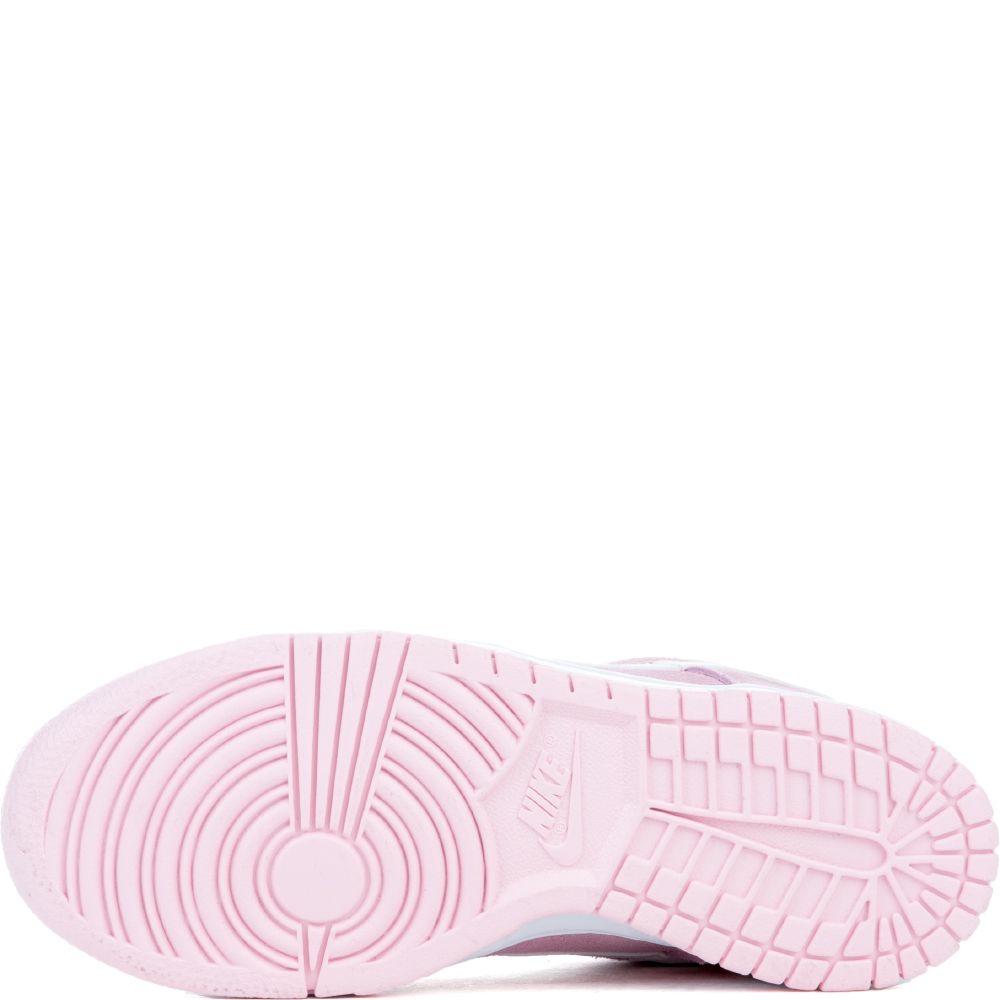 dunk low pink glaze white