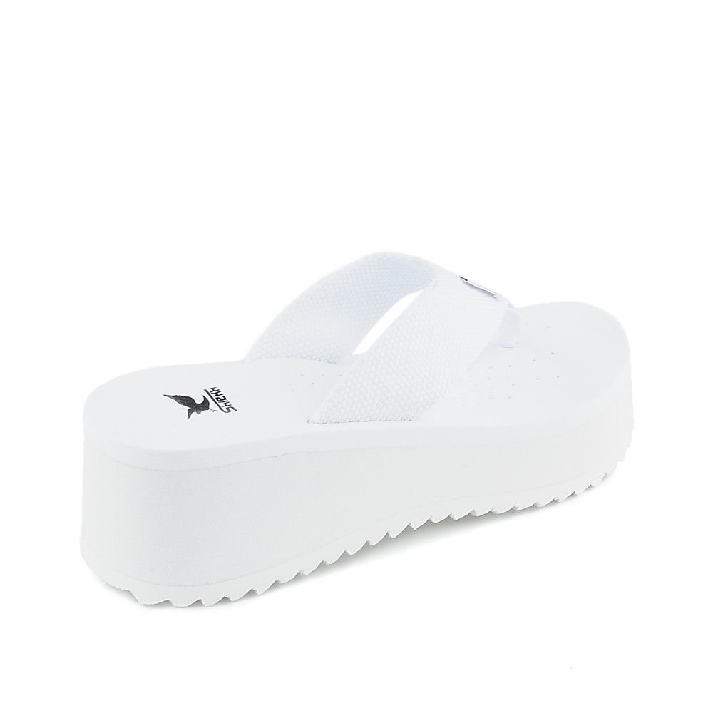 SHIEKH Women's Platform Thong Sandal AKAS FD AKAS WHT Shiekh