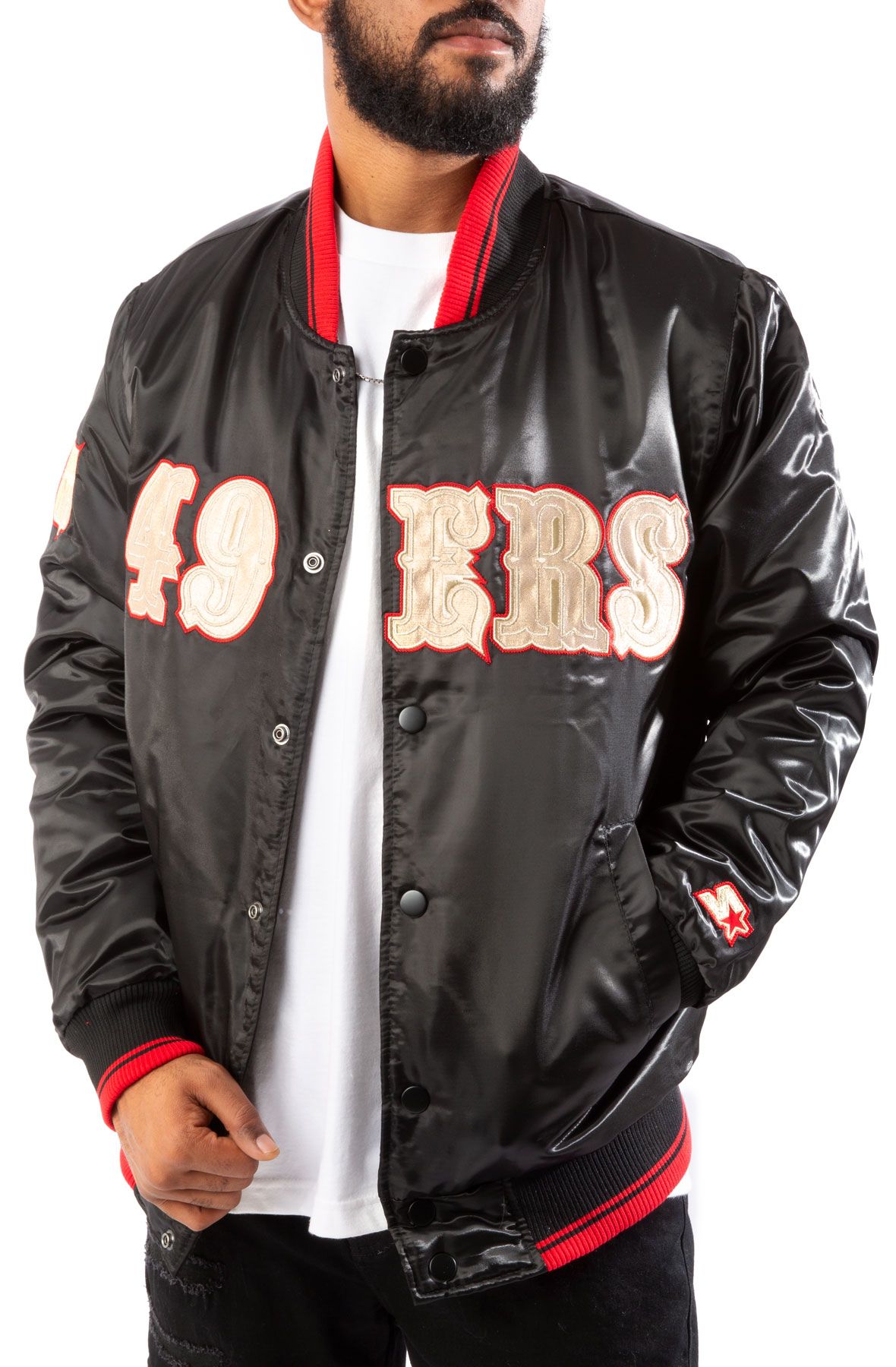 49ers Jacket  San Francisco Starter Gold Bomber Jacket