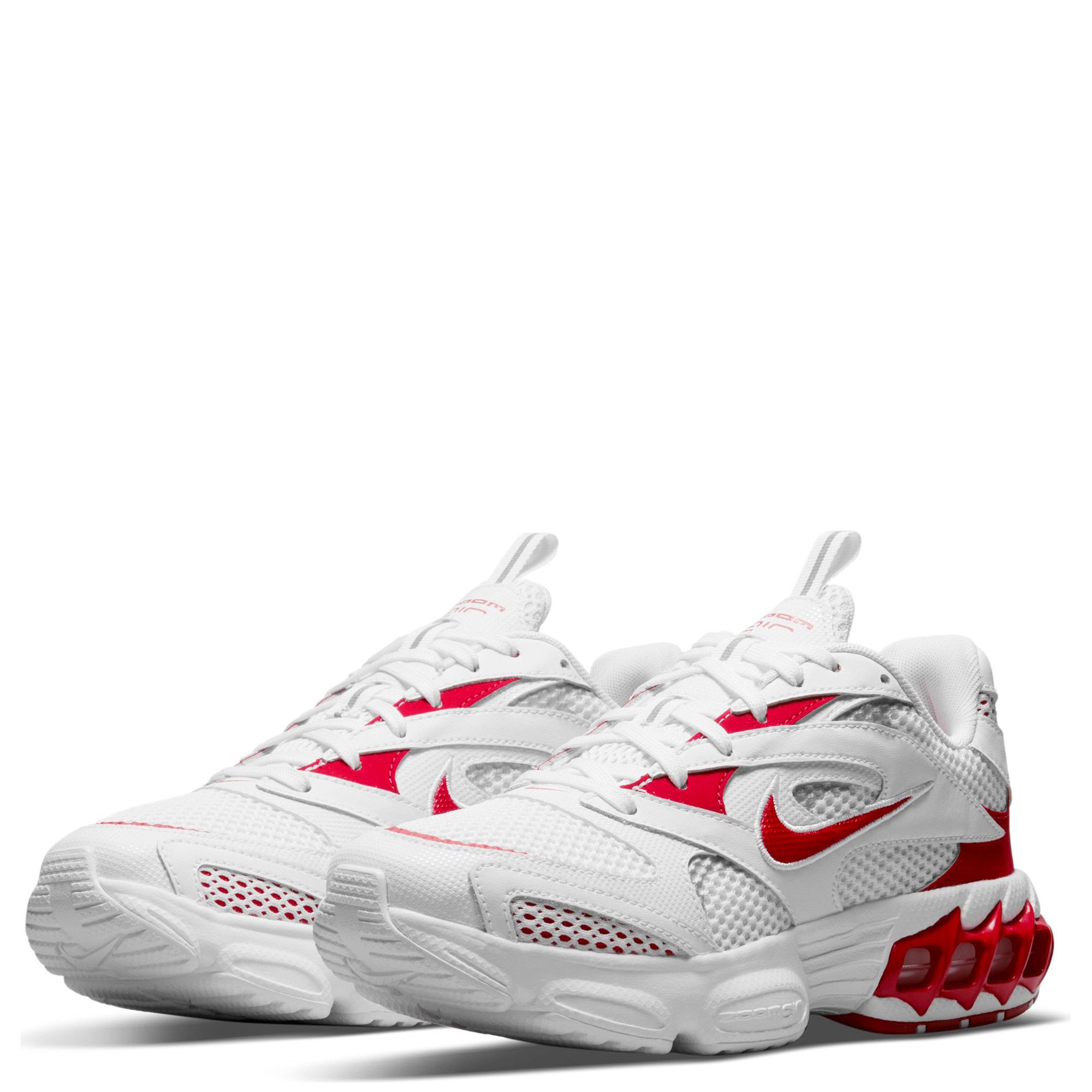 nike zoom air fire trainers in off white and red