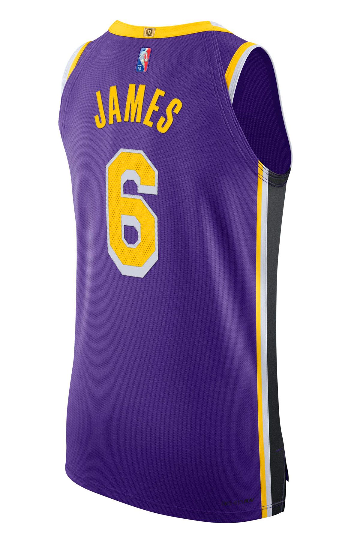 Men's Jordan Brand LeBron James Purple Los Angeles Lakers Authentic Player Jersey - Statement Edition