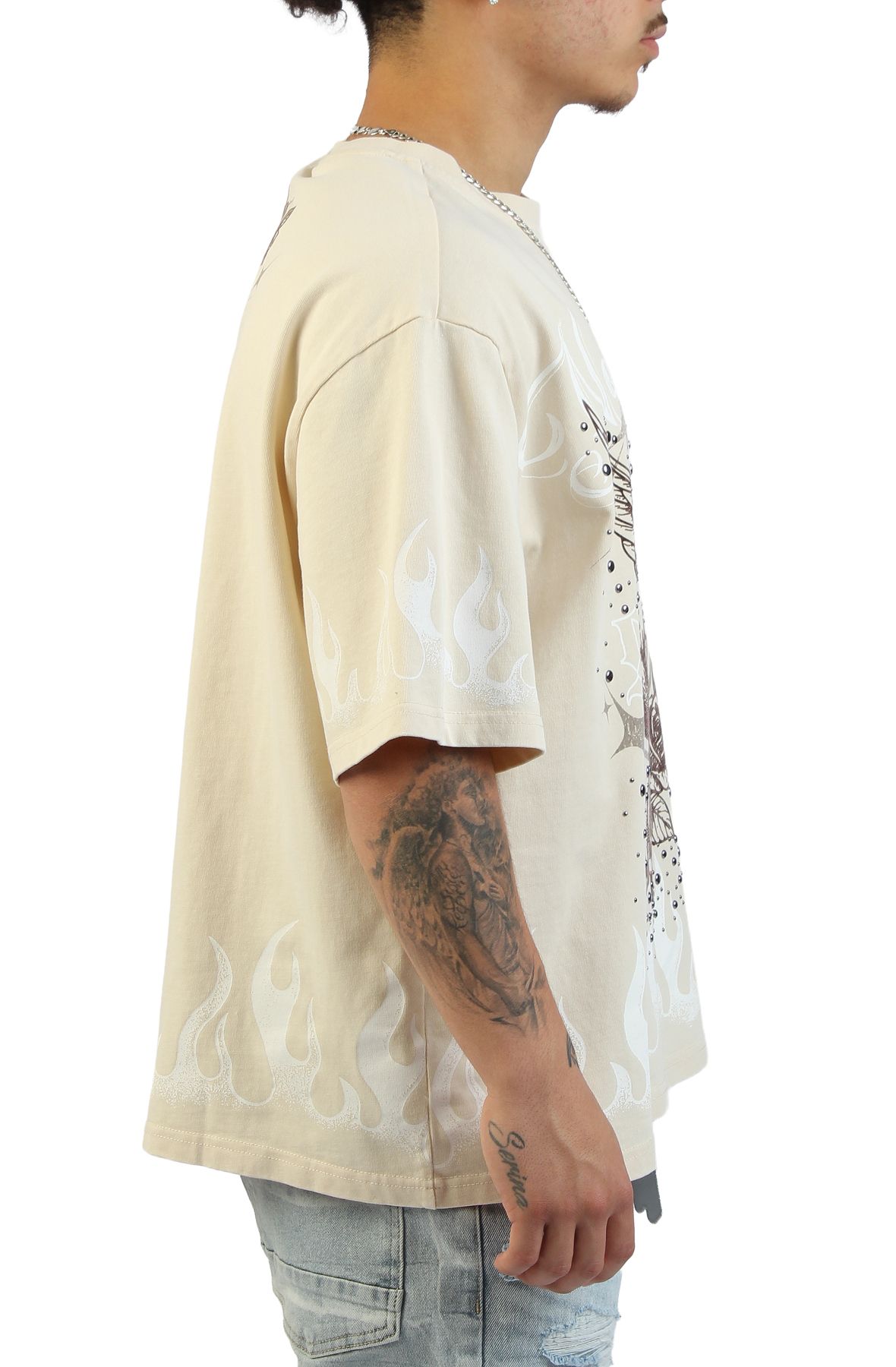 SMOKE RISE Noble Steed T-Shirt KT26S488SK-CRU - Shiekh