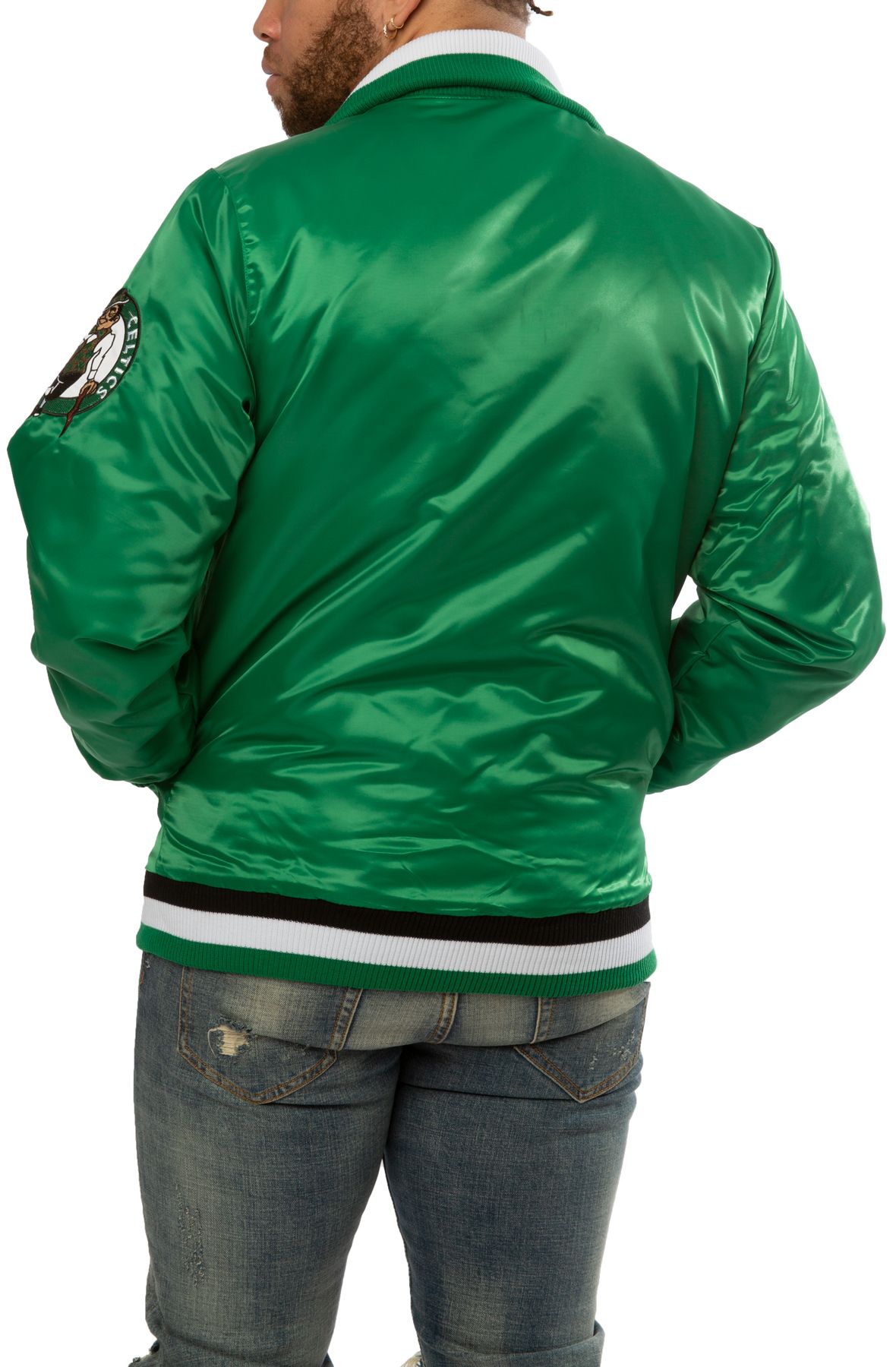 STARTER Boston Celtics Varsity Jacket LS830697-BCT - Shiekh