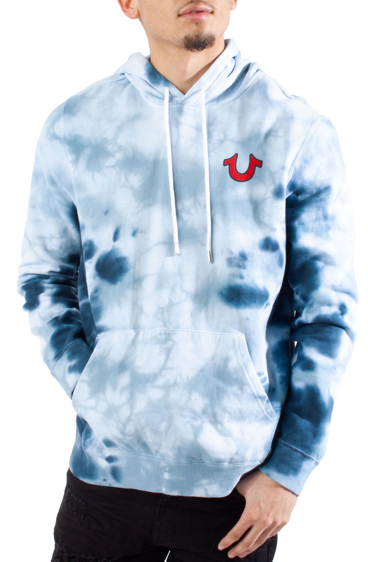 TRUE RELIGION Tie Dye Buddha Logo Hoodie 106371-4602 - Shiekh