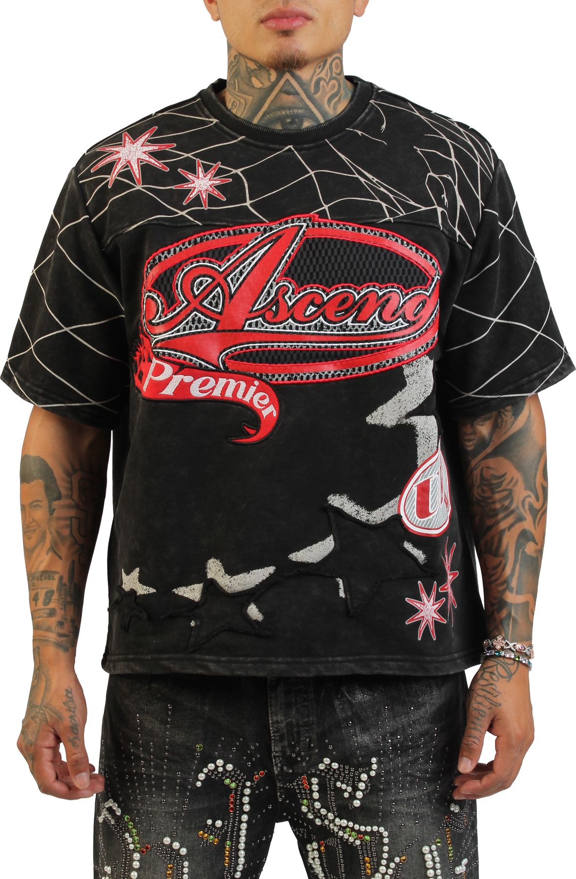 SMOKE RISE Ascend T-shirt F026S455SK-BLK - Shiekh