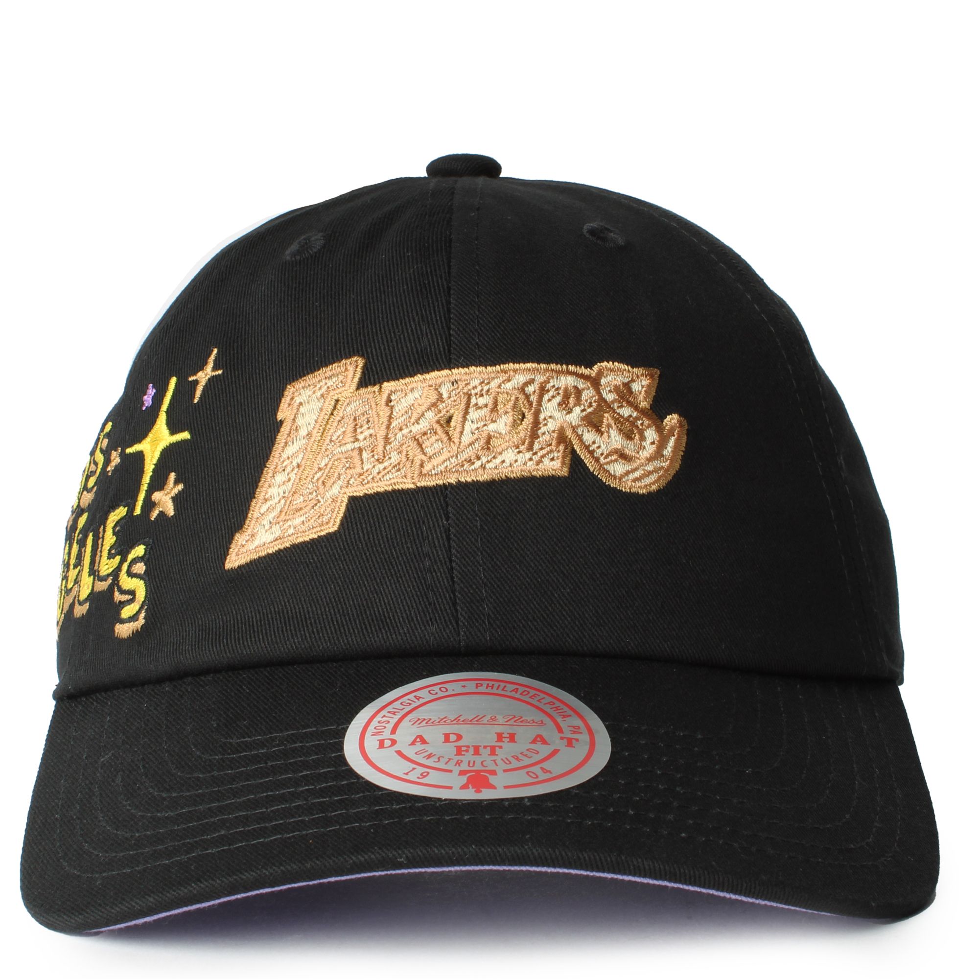 Black lakers dad hat outlet