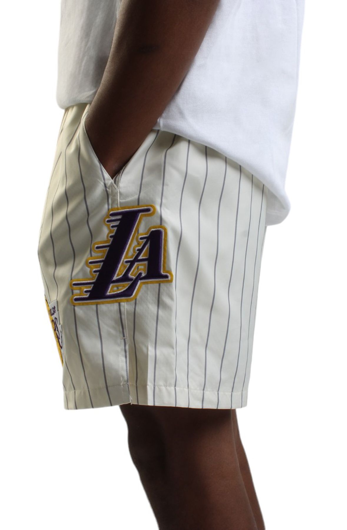 PRO STANDARD Los Angeles Lakers Pinstripe Short BLL3515421