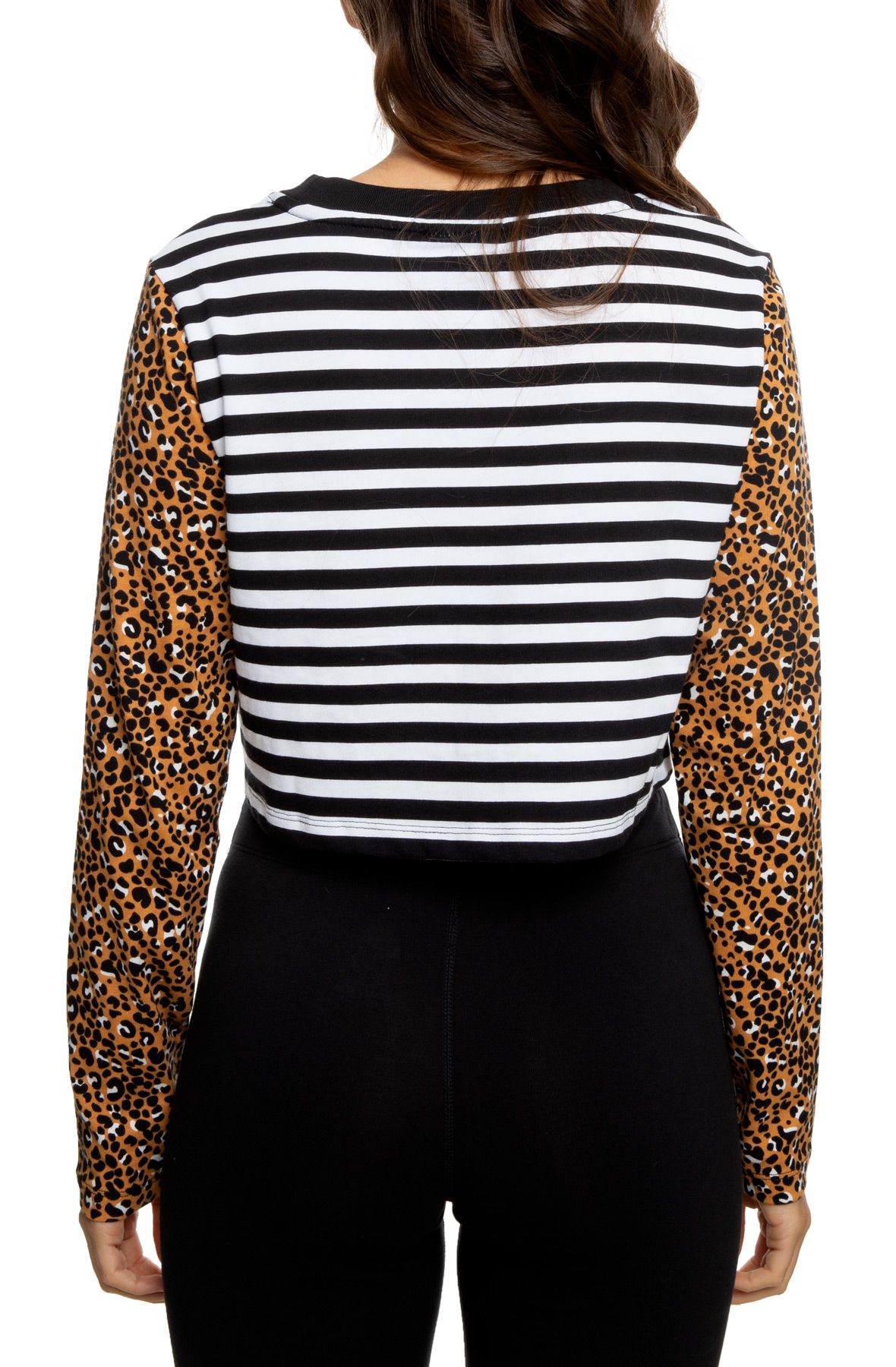 Nike animal print crop top clearance