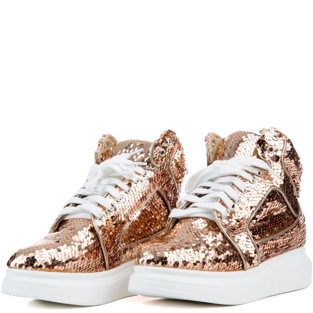 Cape Robbin Women's Euro Flatform Sneakers | Rhinestone Fashion Sneakers With Lightly Padded Insole & Rubber Sole - View #12