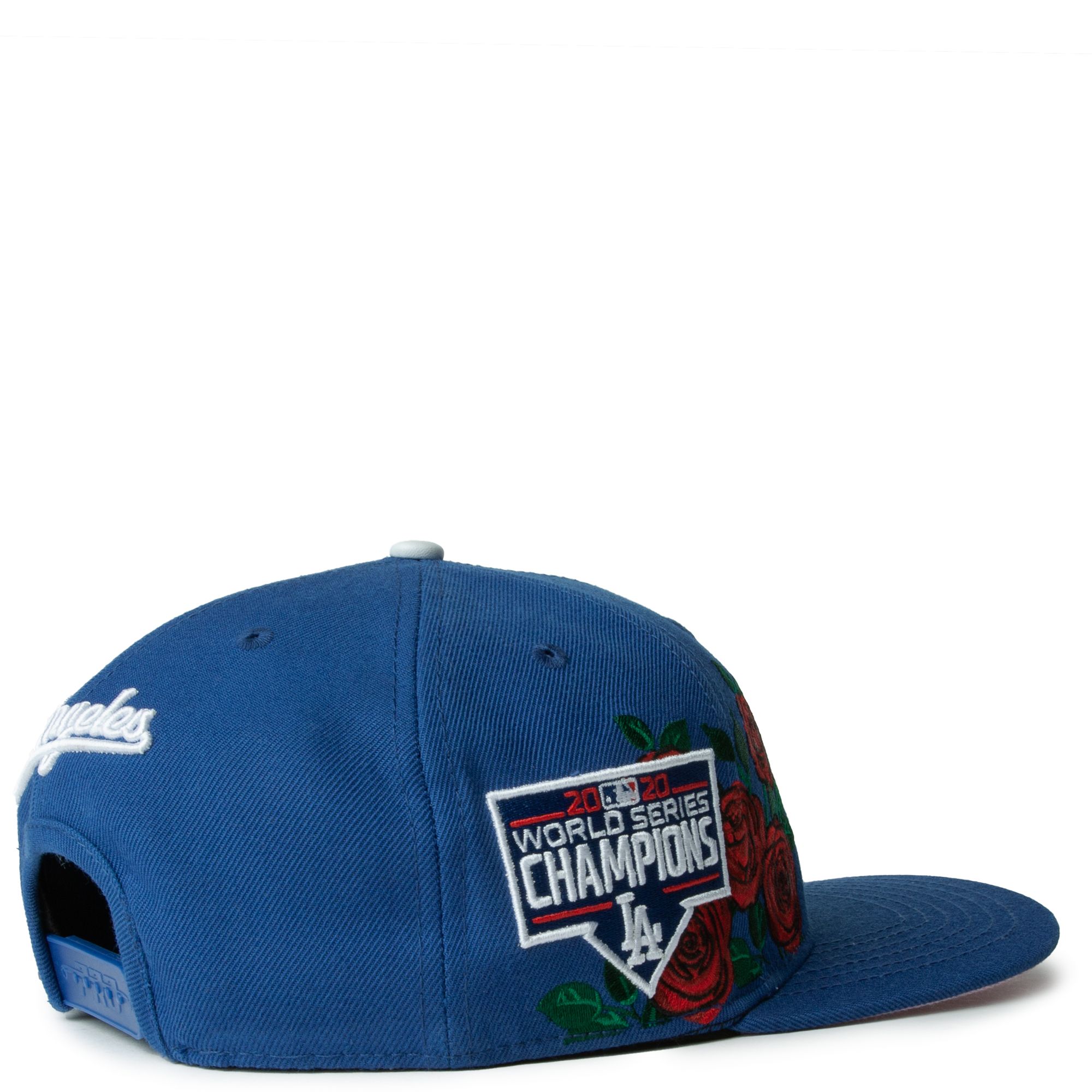 PRO STANDARD Dodgers Rose Red Snapback Hat LLD732131-BLUE