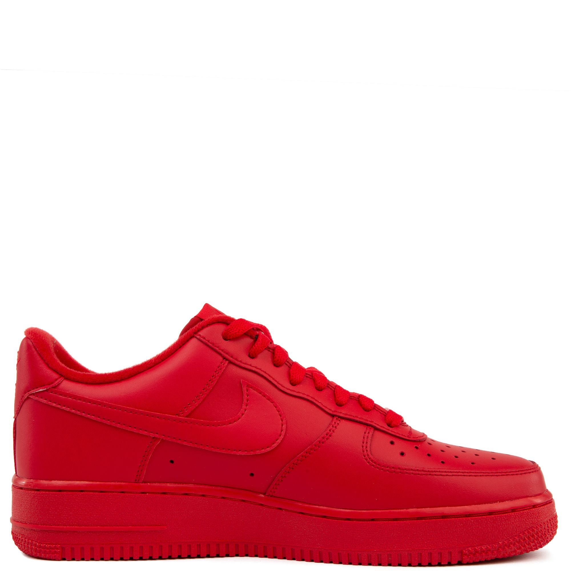 Nike Men's Air Force 1 '07 LV8 1 Casual Shoes in Red Size 9.5