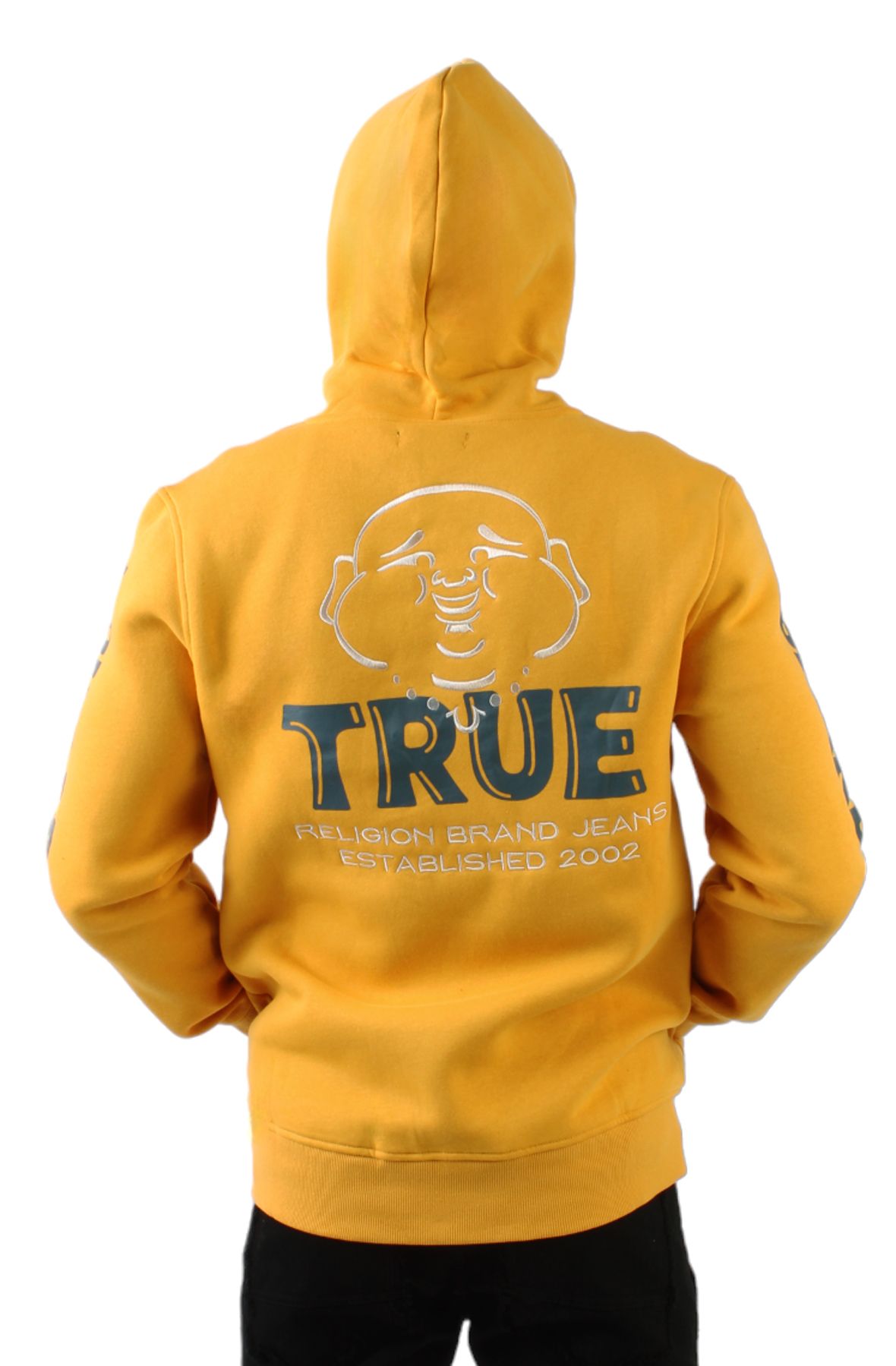 True religion hoodie discount black and gold