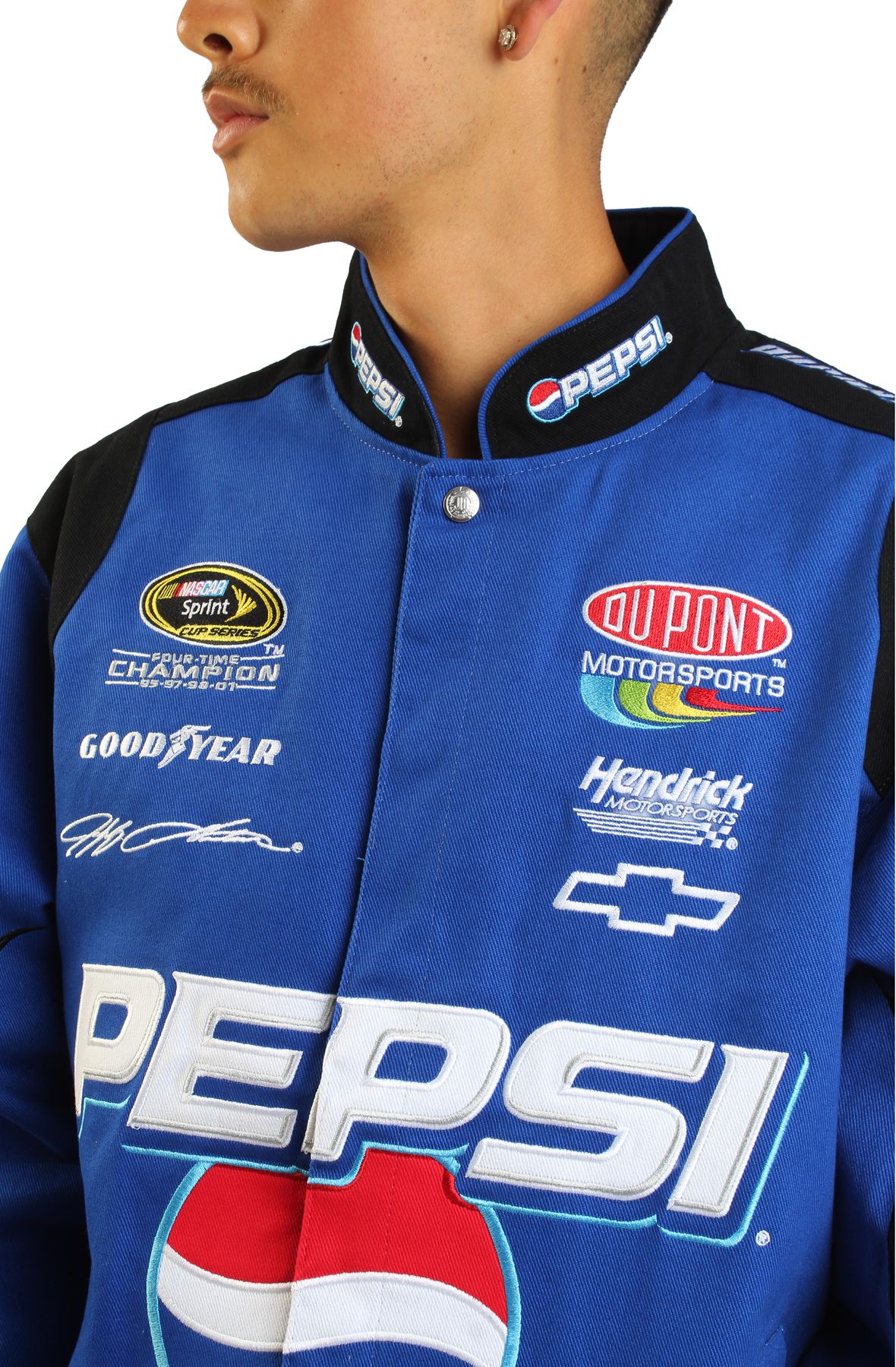 JH DESIGN Jeff Gordon Royal Pepsi Full-Snap Twill Uniform Jacket ...
