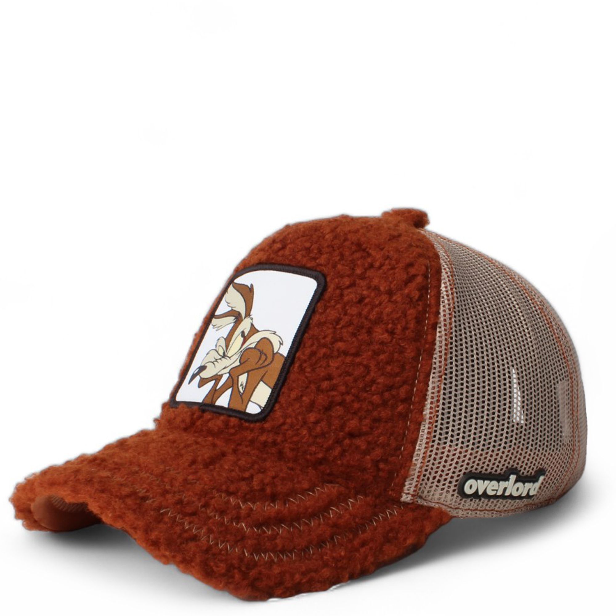 OVERLORD X Looney Tunes Wile E. Coyote Sherpa Trucker Cap OC