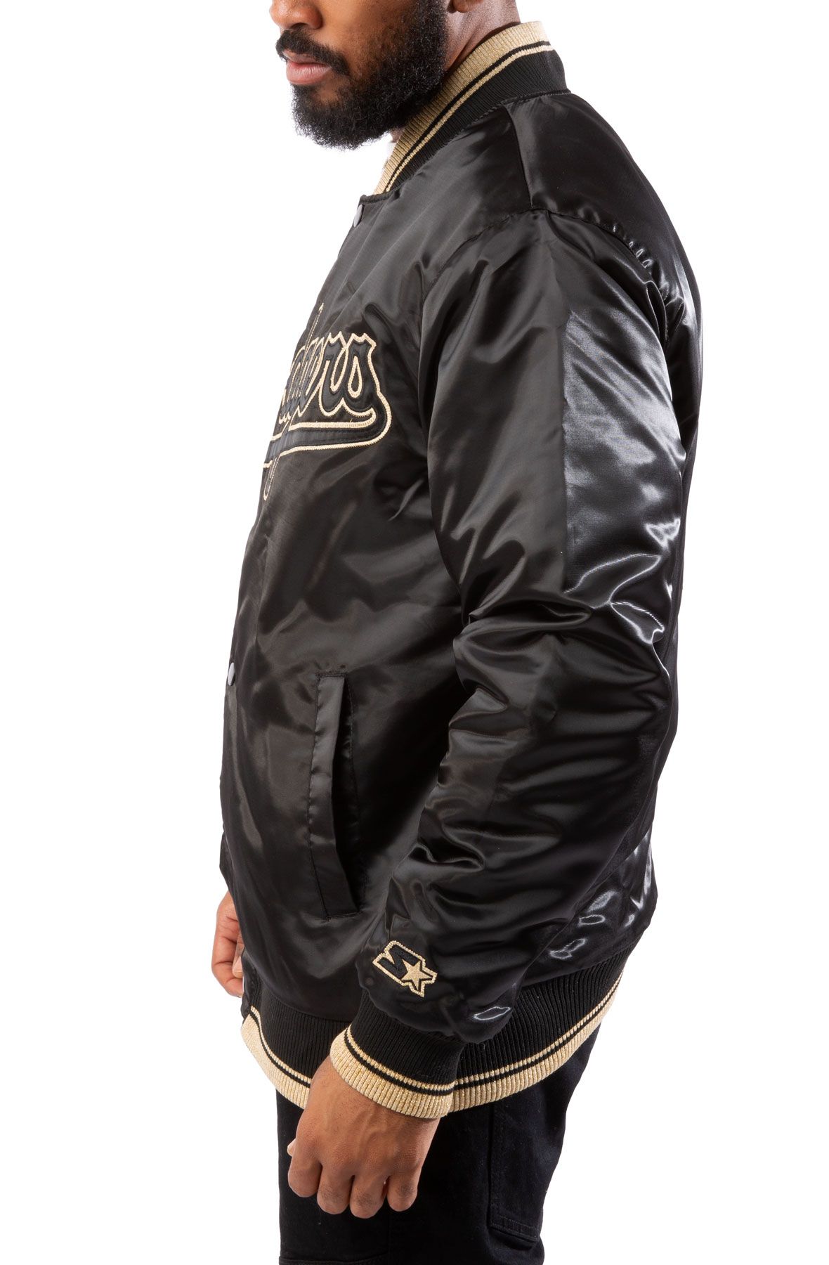 Men's Mitchell & Ness Royal Los Angeles Dodgers Lightweight Satin Full-Snap  Jacket