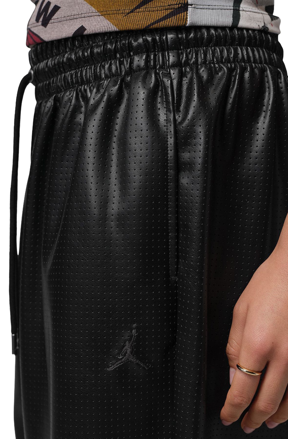 JORDAN Flight Faux-Leather Pants IO3048 010 - Shiekh