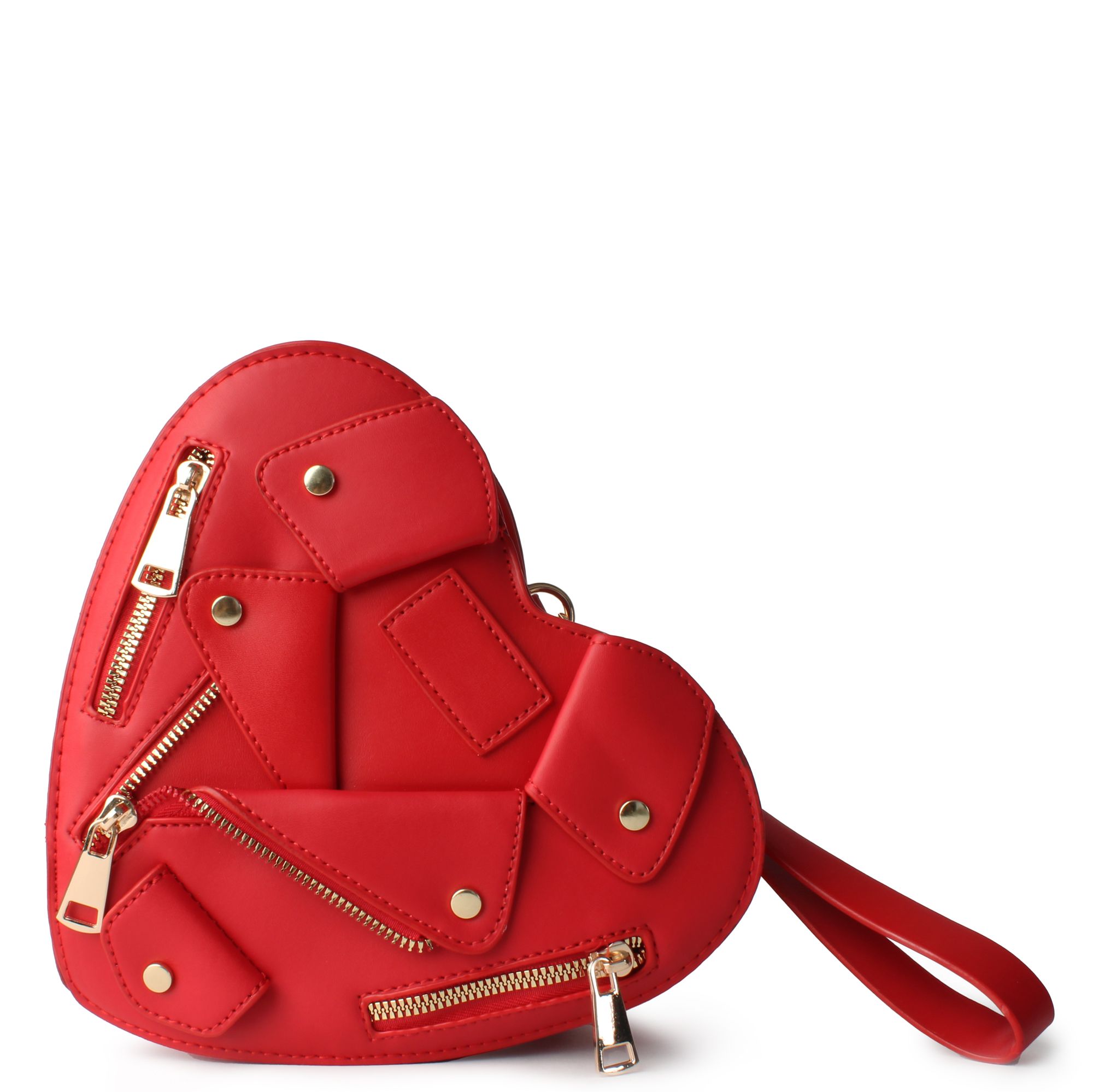 H&D ACCESSORIES, INC Heart Shape Purse HPC5711-RD - Shiekh