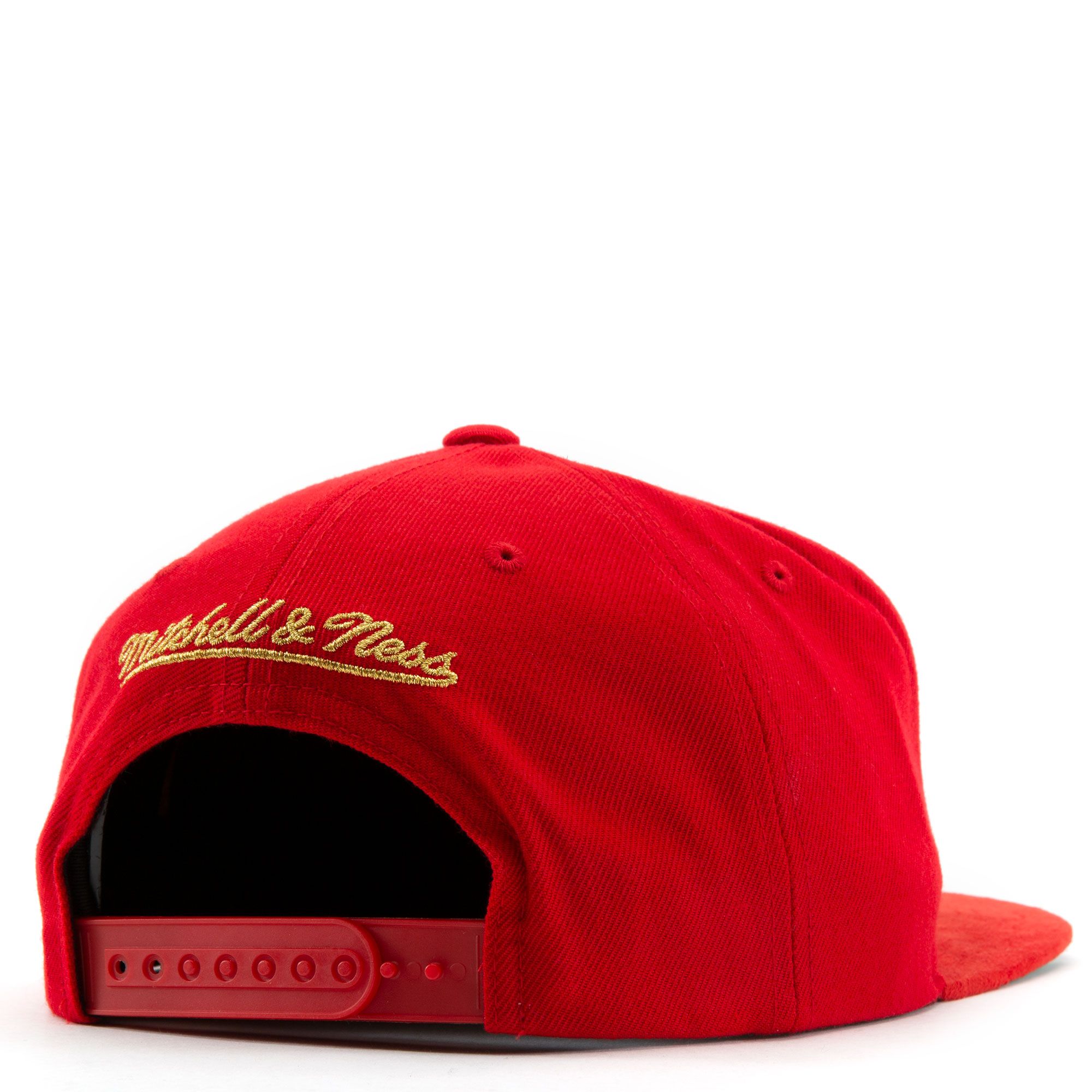 MITCHELL AND NESS Los Angeles Clippers Gold Script Snapback 6HSSMM19298 ...