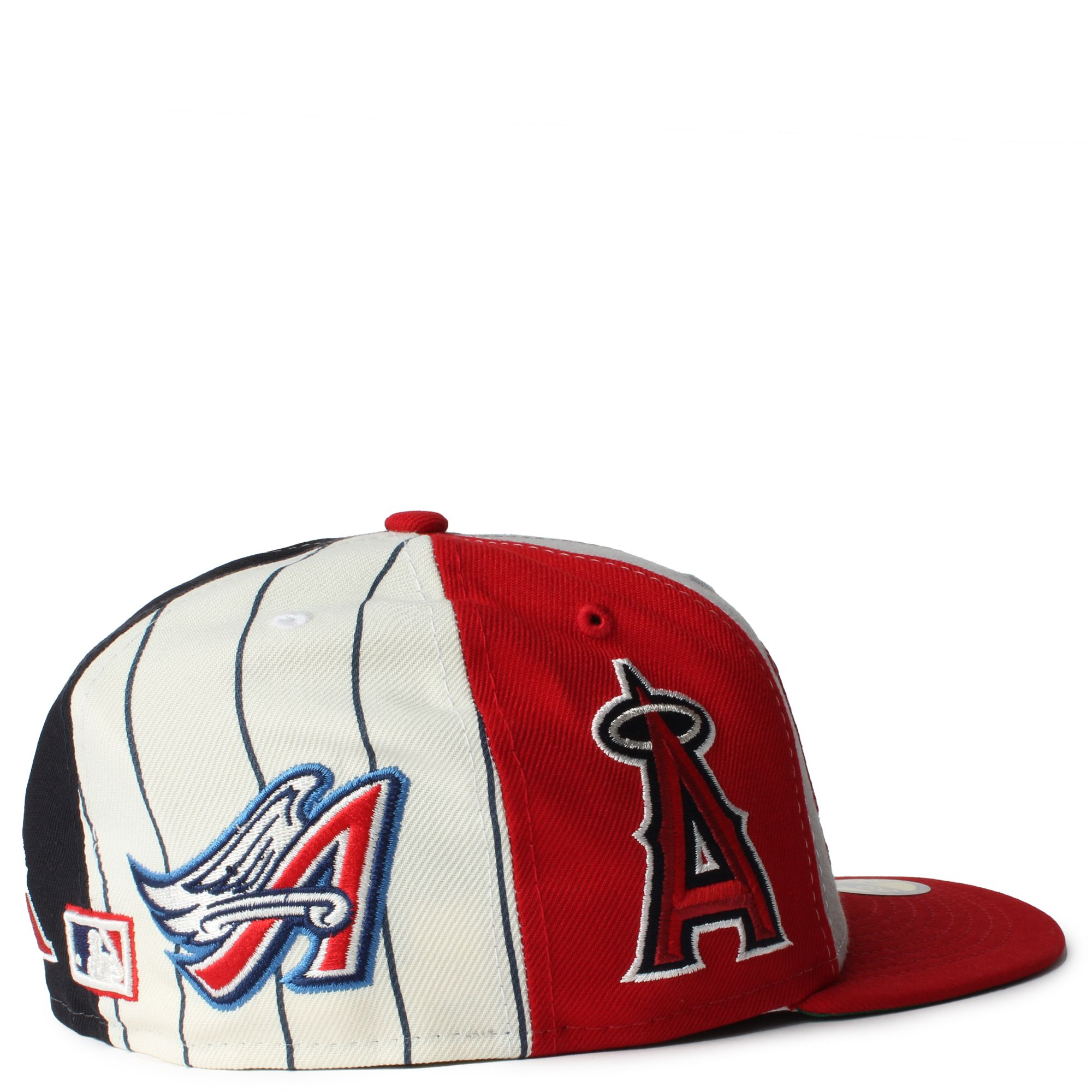 New Era Caps 59FIFTY Los Angeles Angels Logo Pinwheel Hat Multi Color