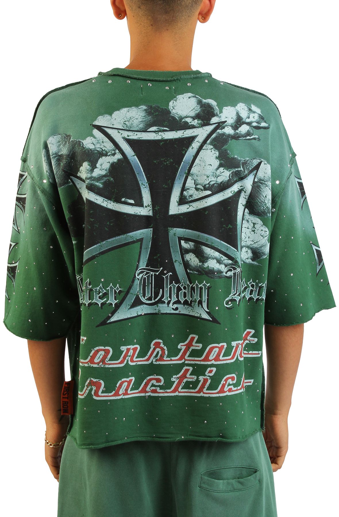 FIRST ROW Constant Practice T-Shirt FRM1043A-GRN - Shiekh