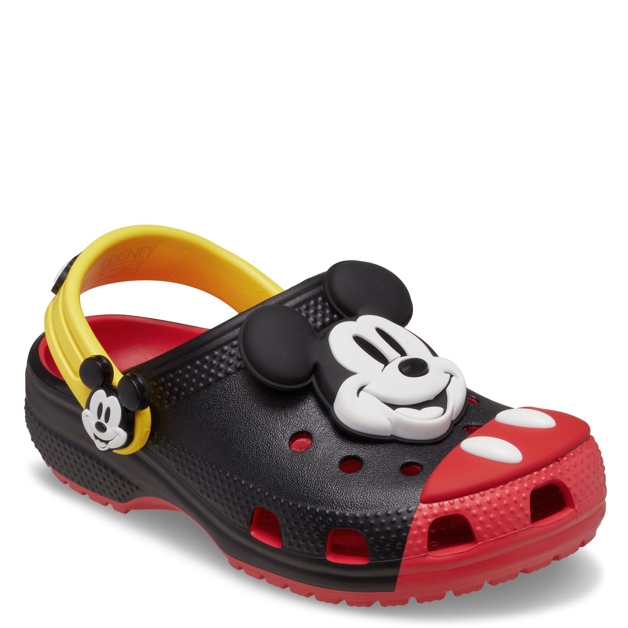 Crocs Disney Mickey Mouse Y2K Clogs Black Red Yellow Size Men 7 Women 9 CROCS Kids Mickey Mouse Classic Clog 212295-90H - Shiekh main image 2
