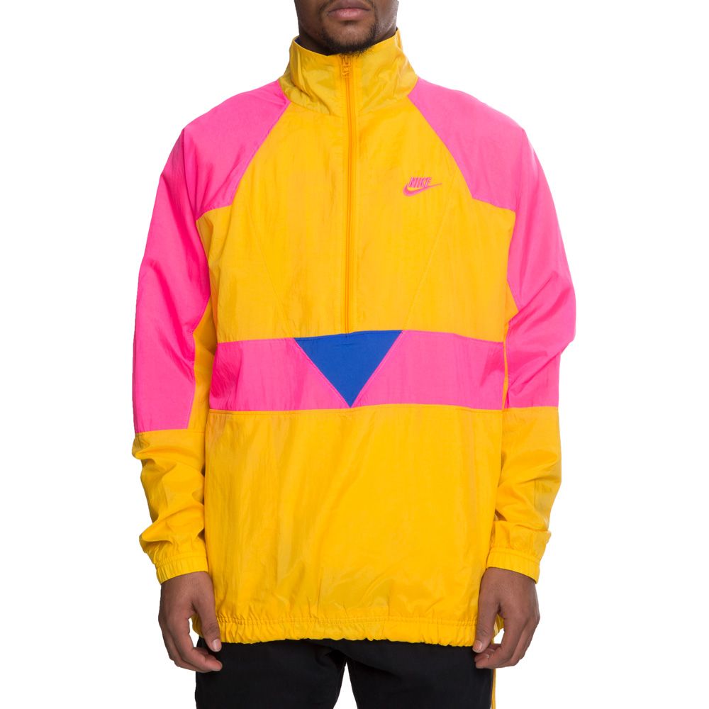 nike yellow pink jacket