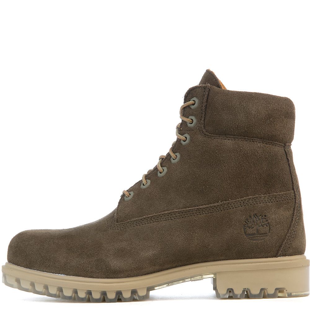 timberland mens 6 inch premium boots olive