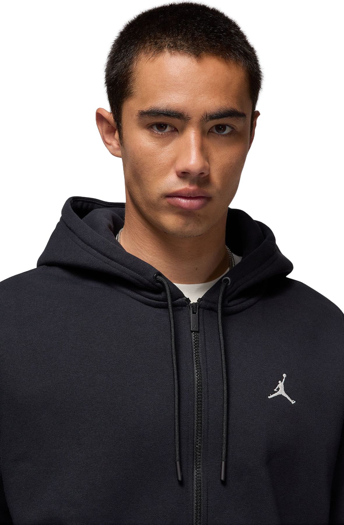 JORDAN Brooklyn Fleece Oversized Full-Zip Hoodie IB7231 010 - Shiekh