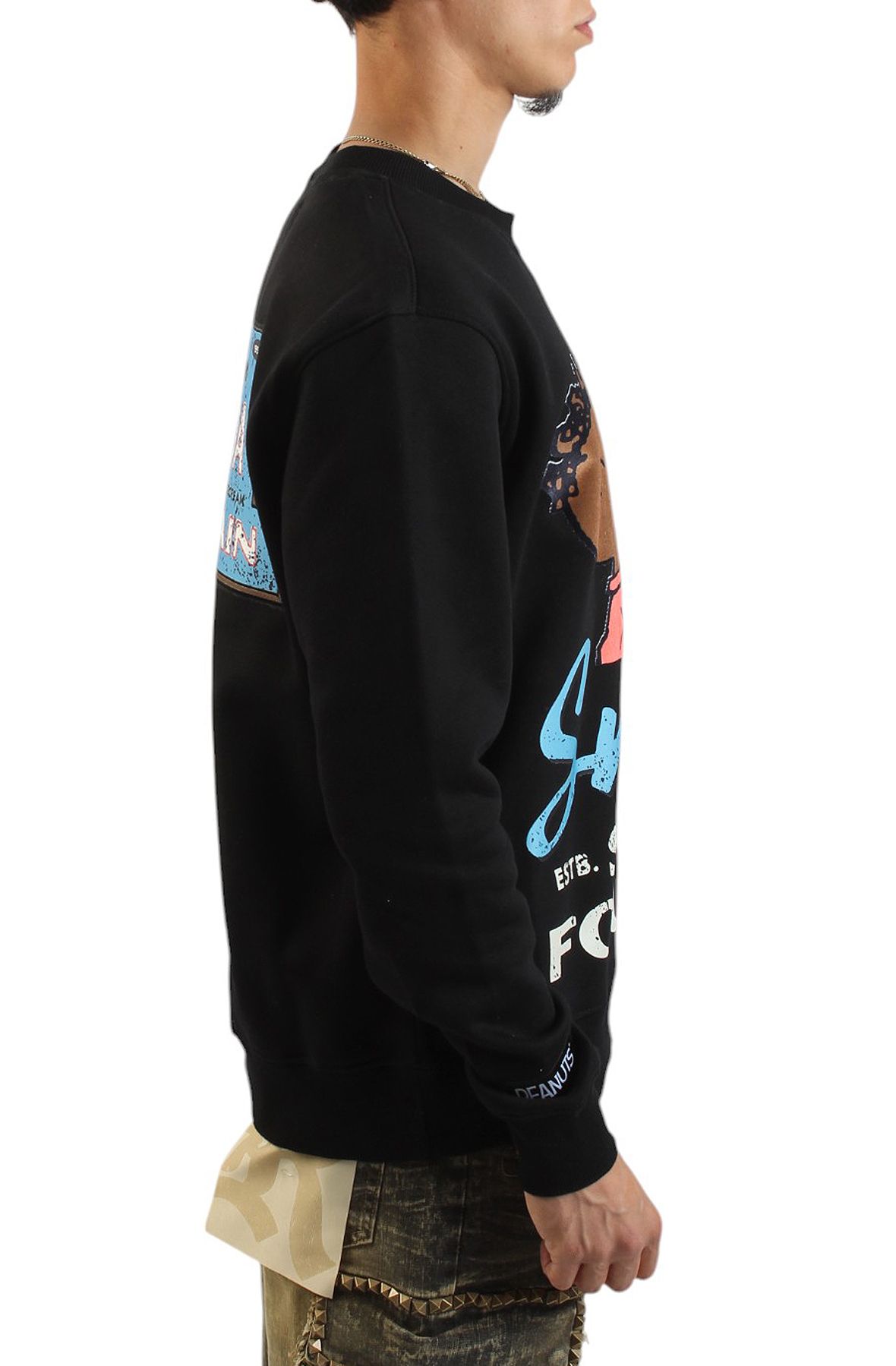 MAXIMA Snoopy Soda Fountain Crewneck PN50347-BLK - Shiekh