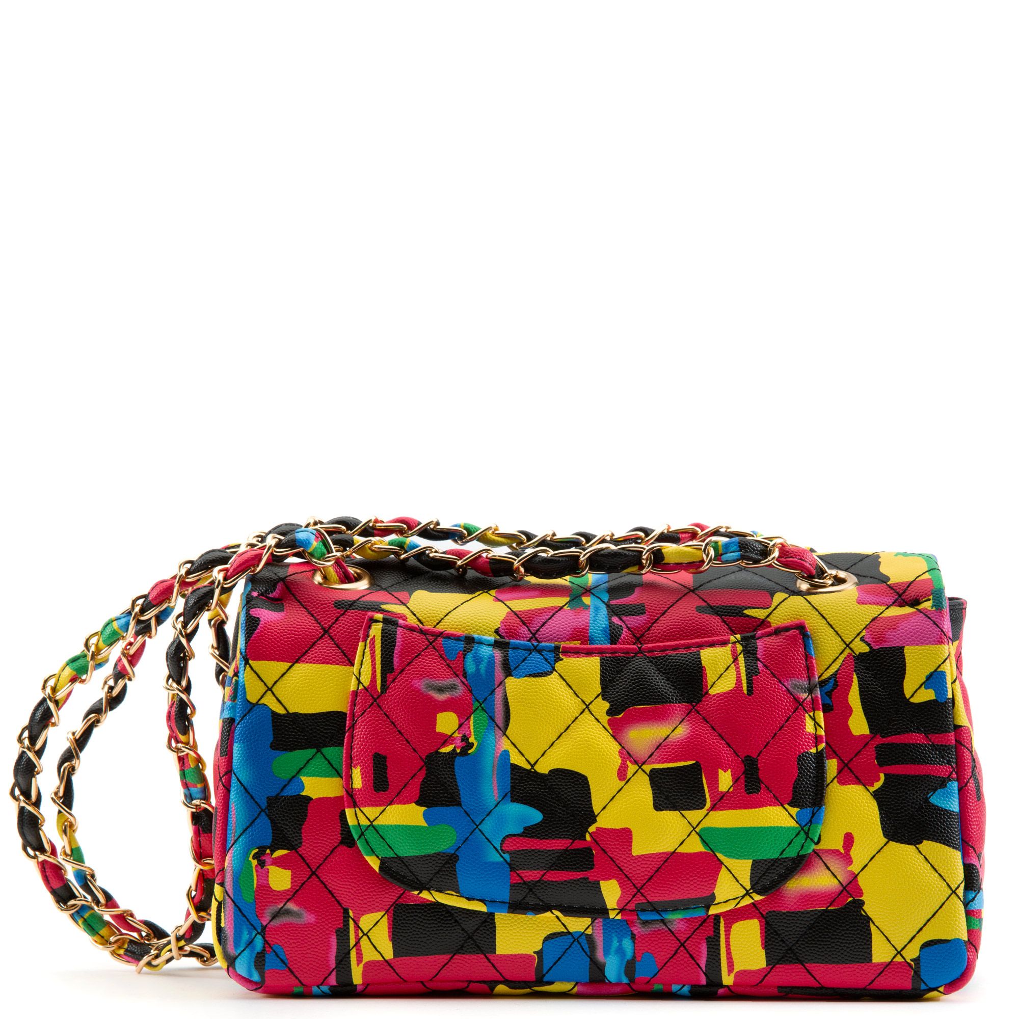 quilted cross body bag