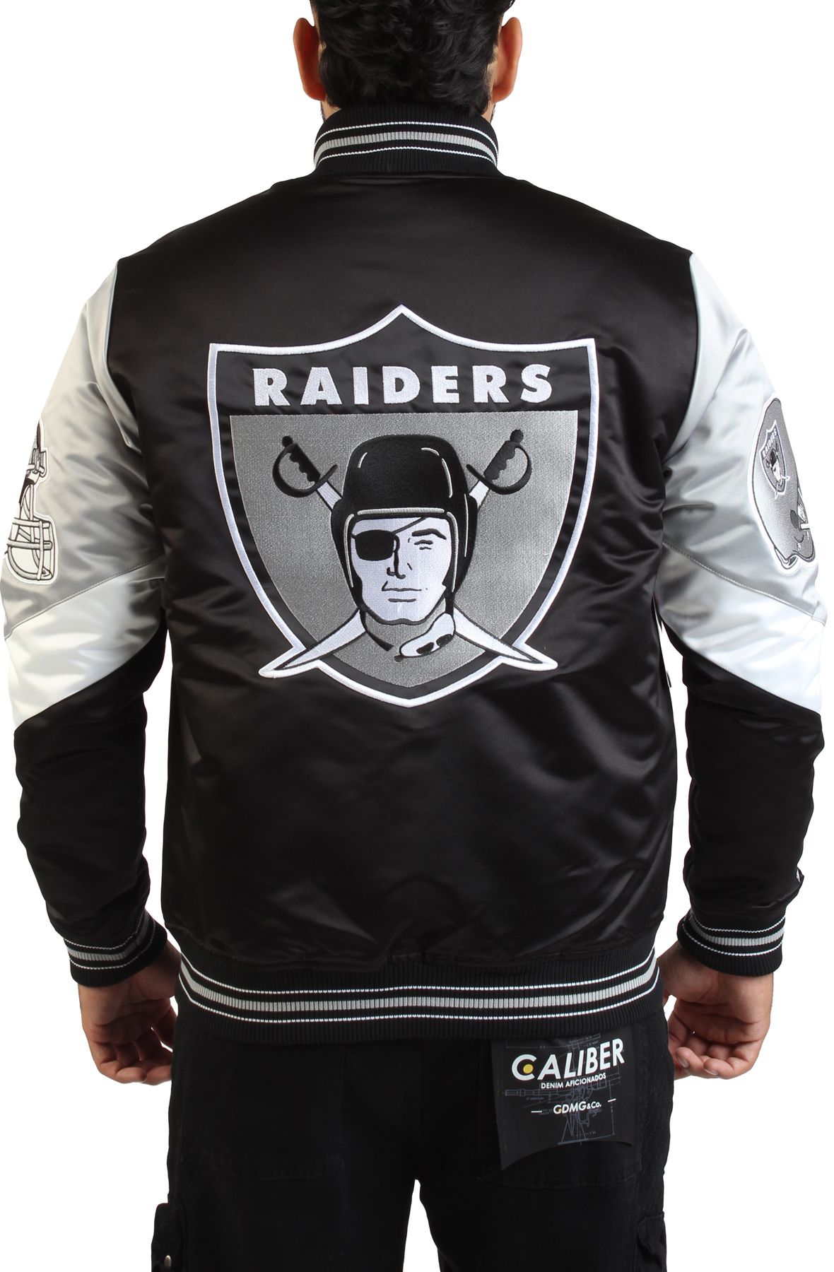 MITCHELL AND NESS NFL Las Vegas Raiders Throw It Back Jacket
