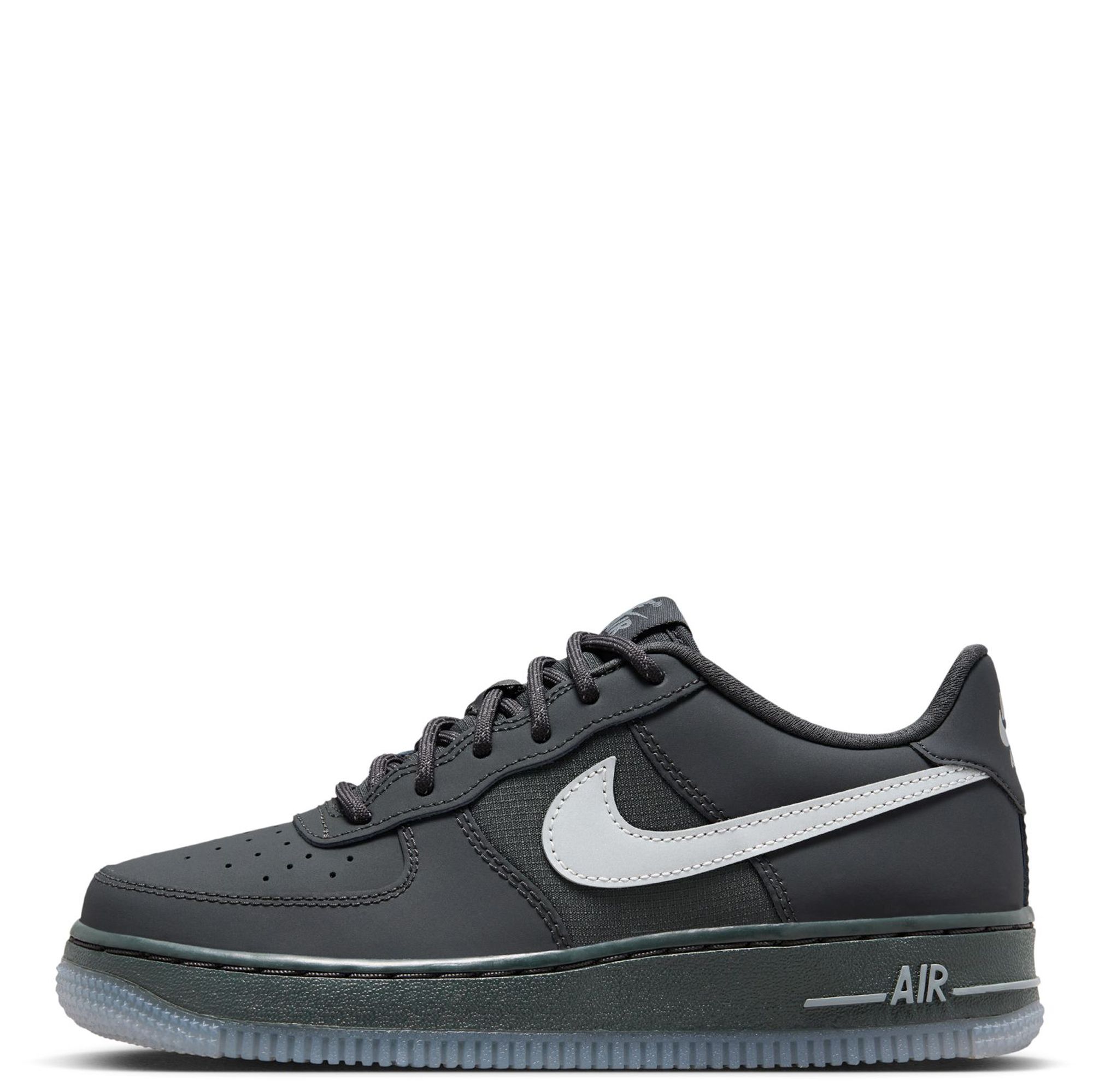 Nike Air Force 1 LV8 2 GS Black Grey 'Under Construction'