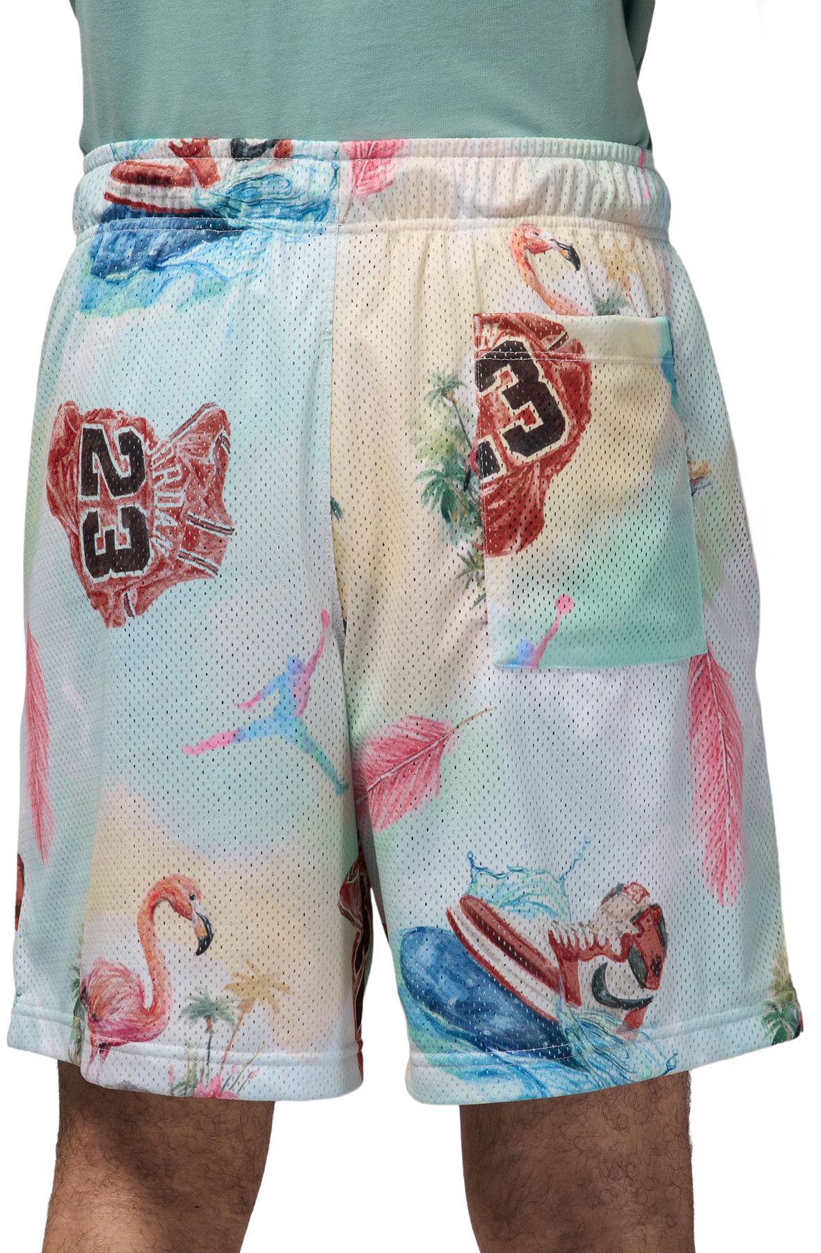 JORDAN Essentials Printed Mesh Shorts IB3012 133 - Shiekh