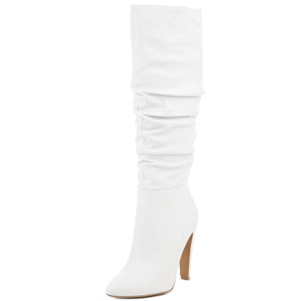 STEVE MADDEN Steve Madden Carrie 105 Women's White Heeled Boots CARRIE ...