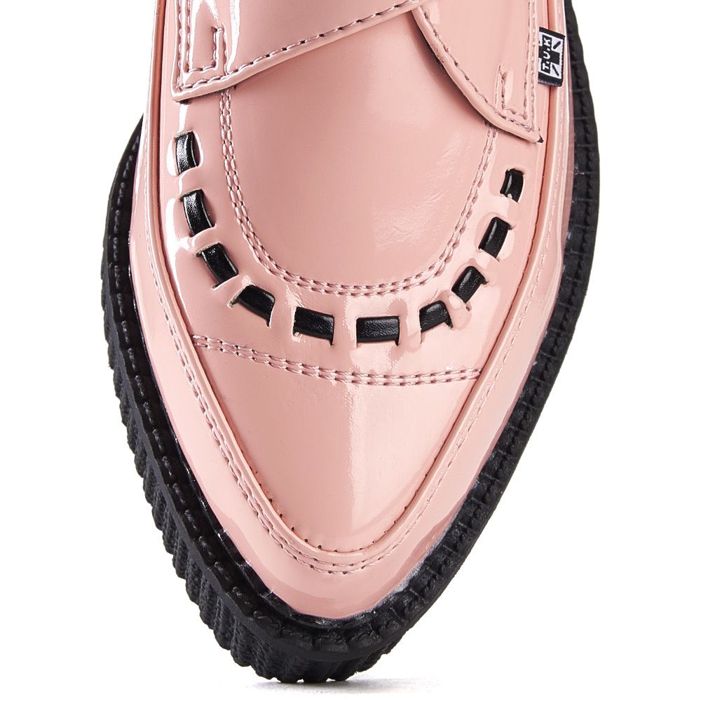 T.U.K . Pointed Pink Creepers A9028 Shiekh